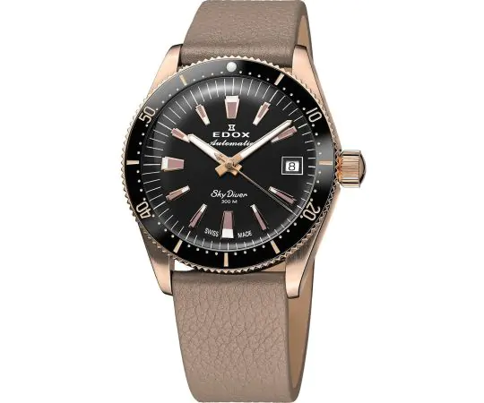Edox 80131-37RNC-NI Skydiver Automatic Two Leather Straps