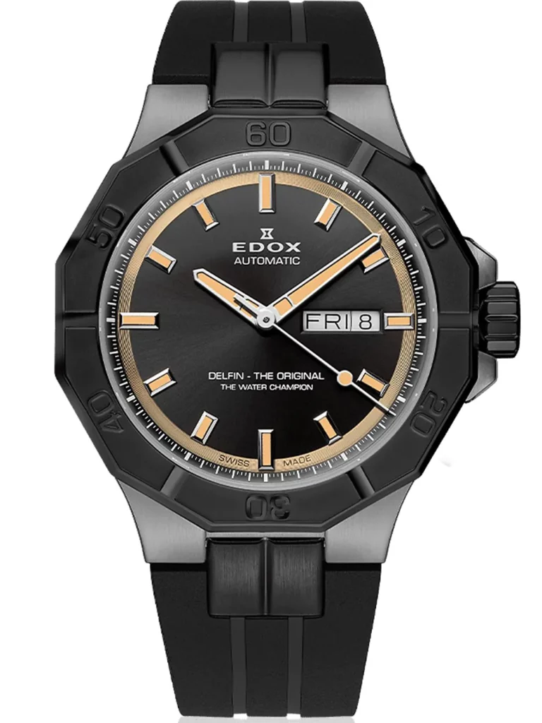 Edox 88008-37GNCA-GBEI Delfin Day-Date