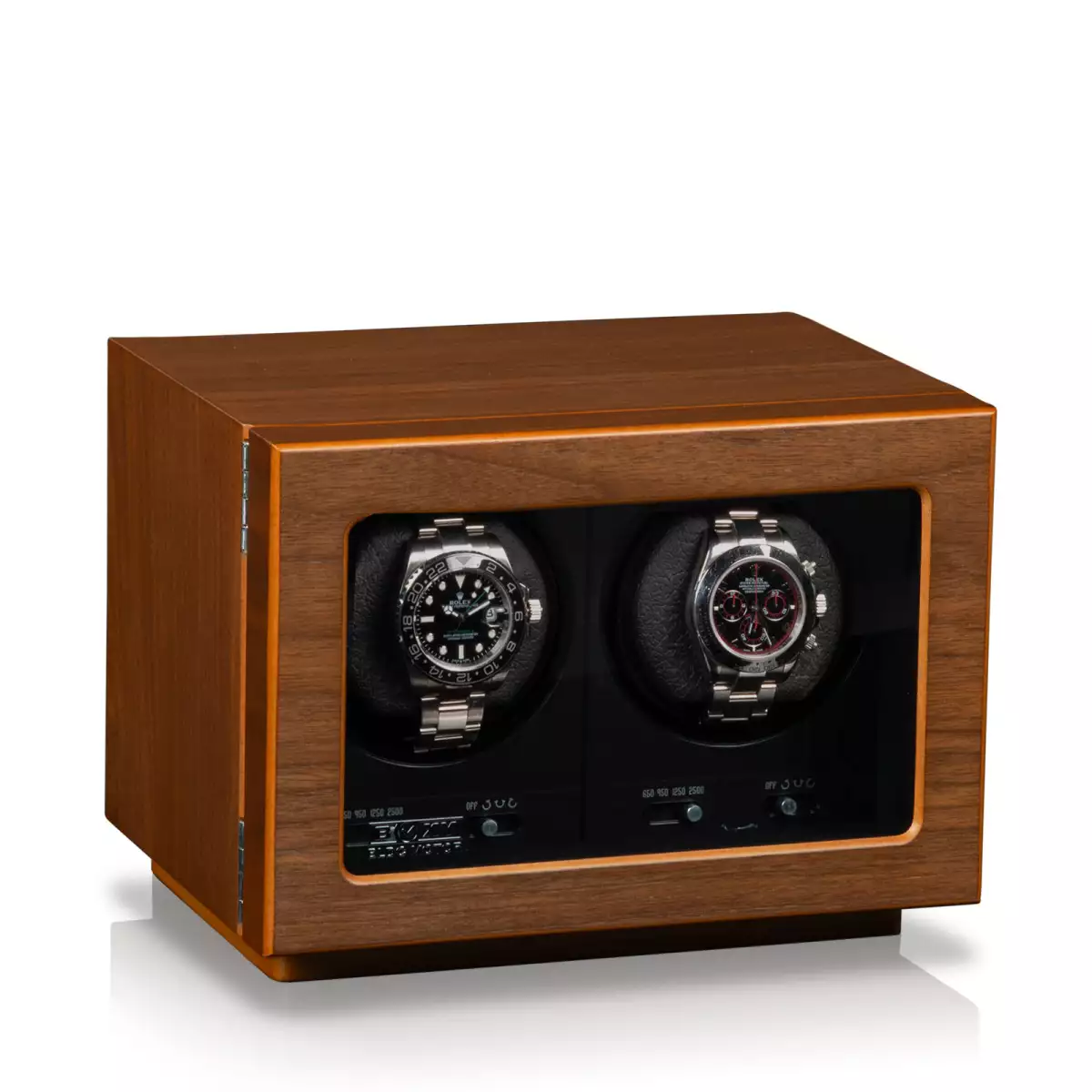 Boxy BLDC Beco Watchwinder Walnut Wood