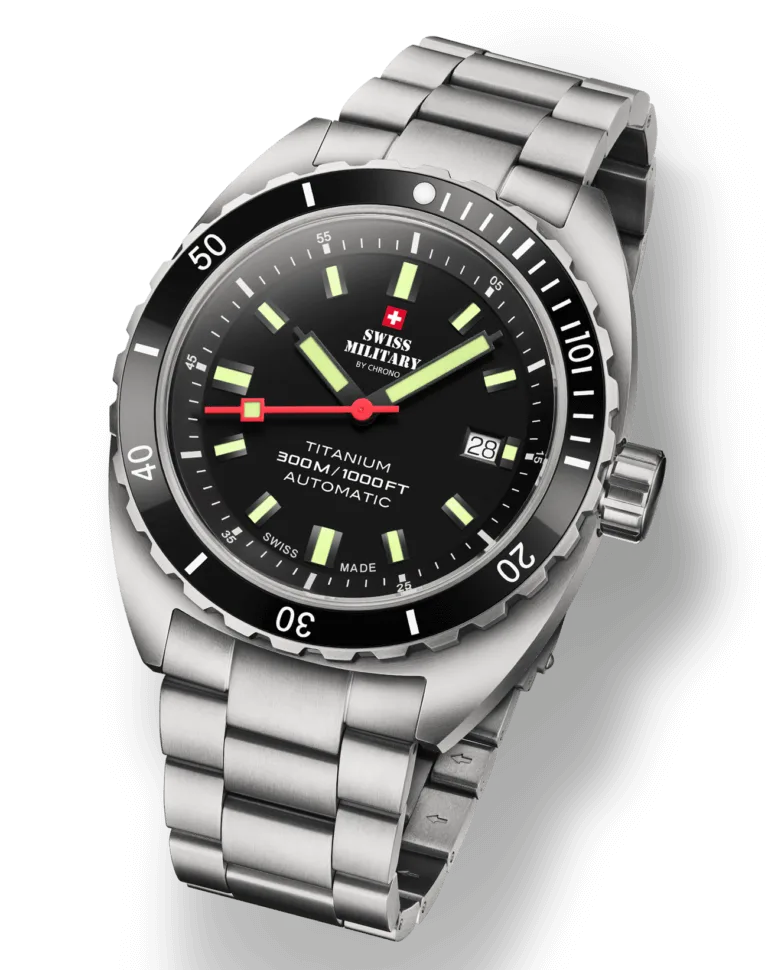 Swiss Military By Chrono SMA34100.01 Titanium Diver Automatic