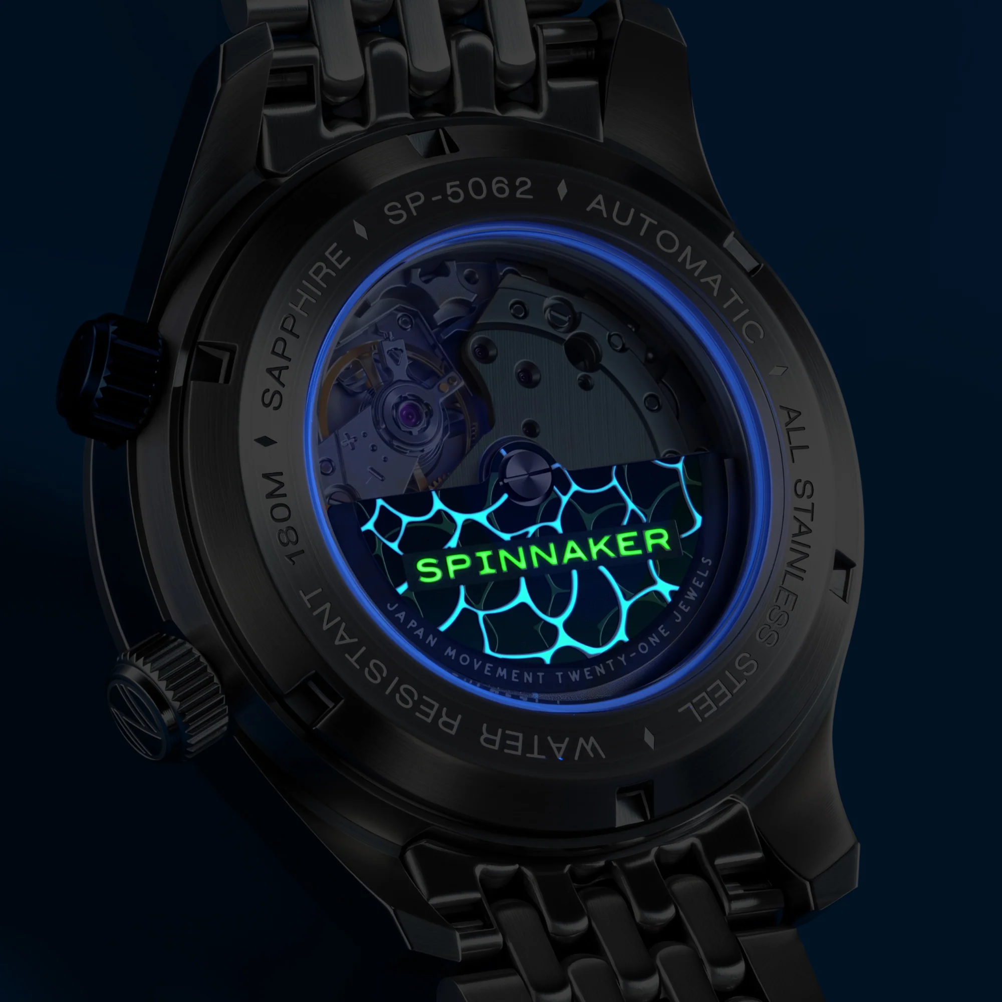 Spinnaker SP-5062-66 Bradner Glacier Blue Automatic - thumbnail