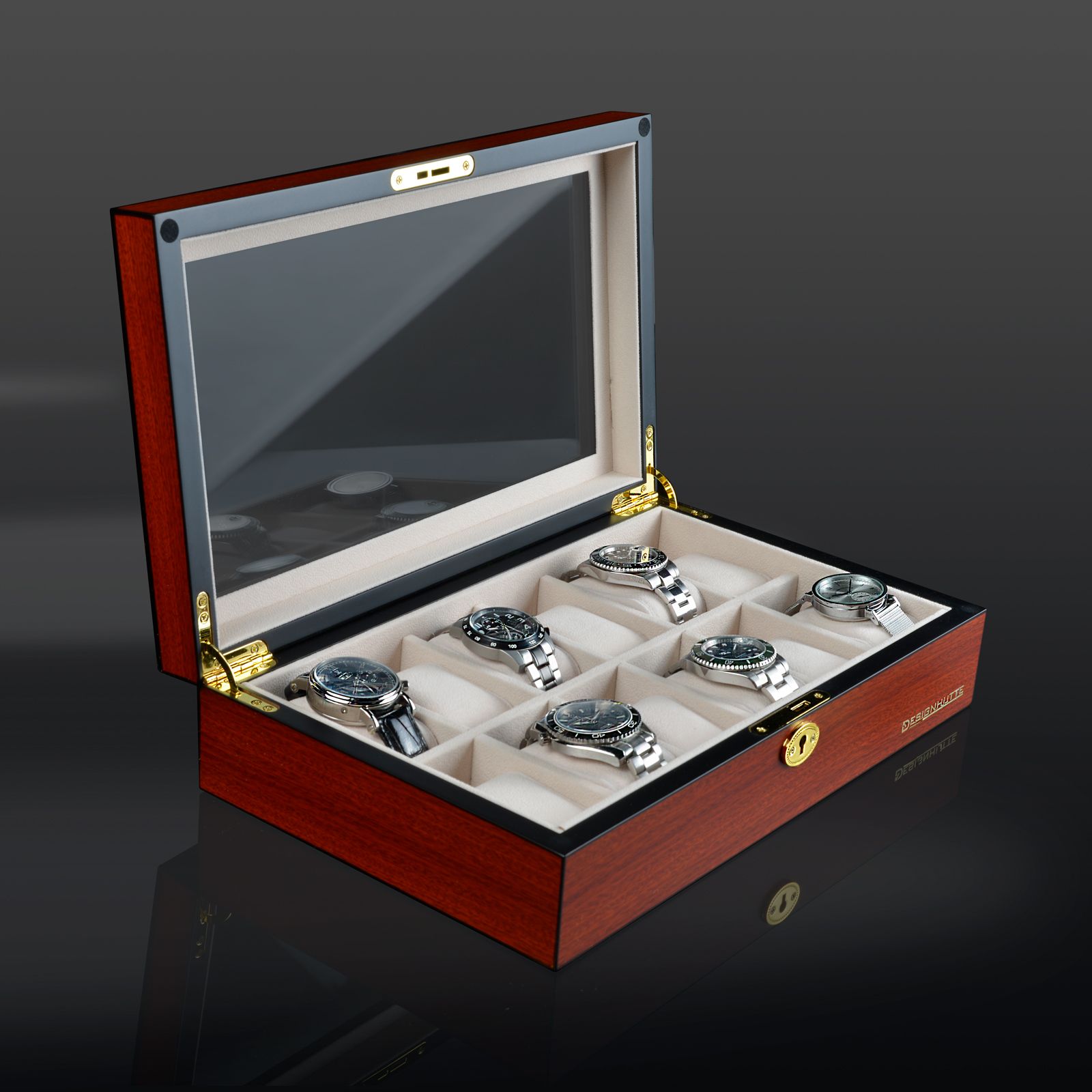 Designhütte Watch Box Auckland 12 – Cherry