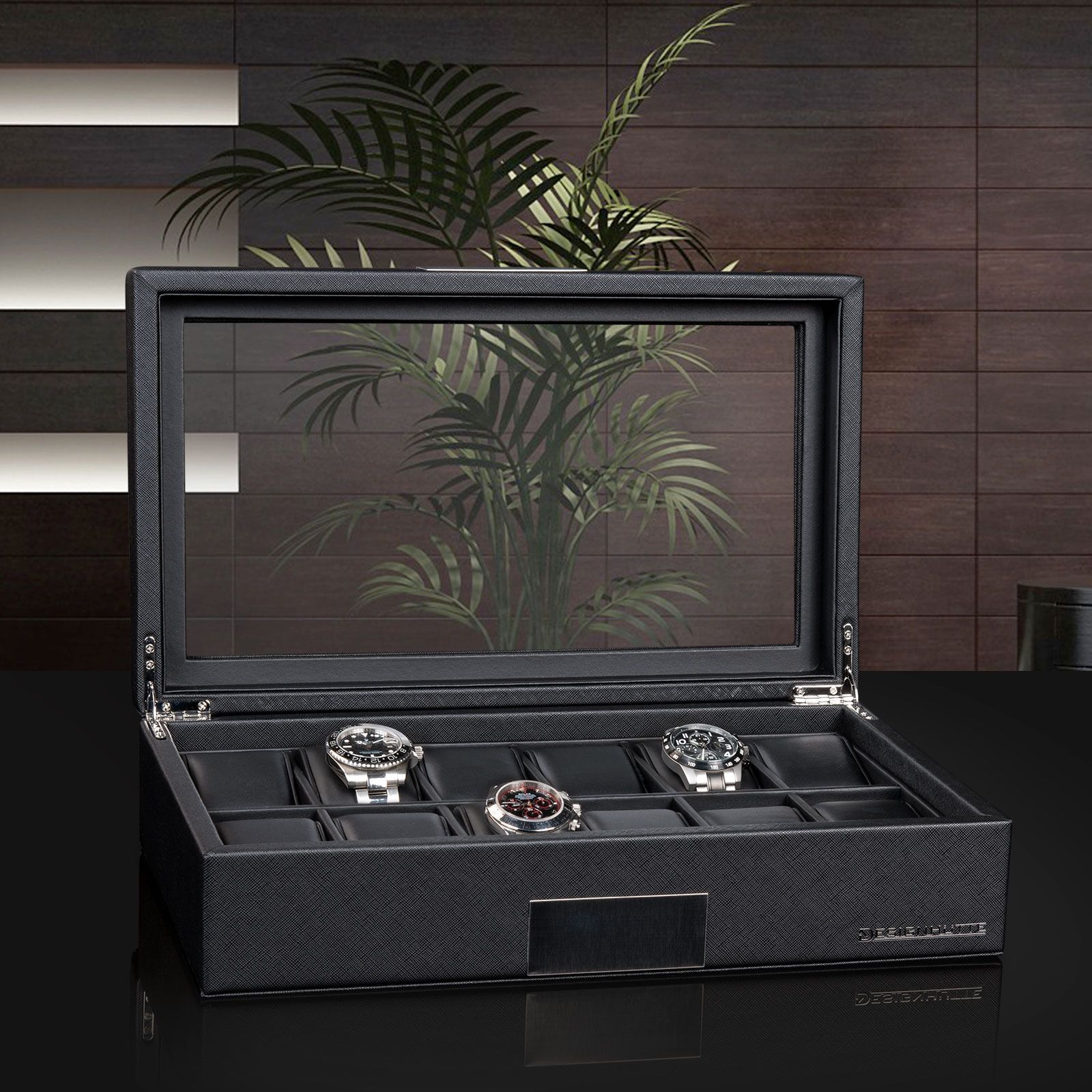 Designhütte Watch Box Aturo 12 – Black