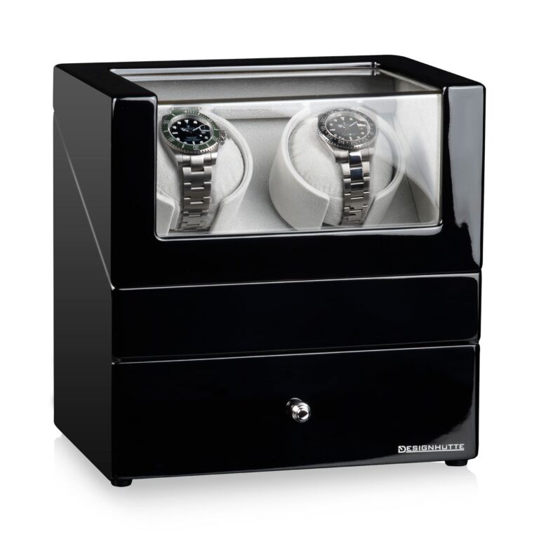 Designhütte Watch Winder San Diego 2 - Black / Grey