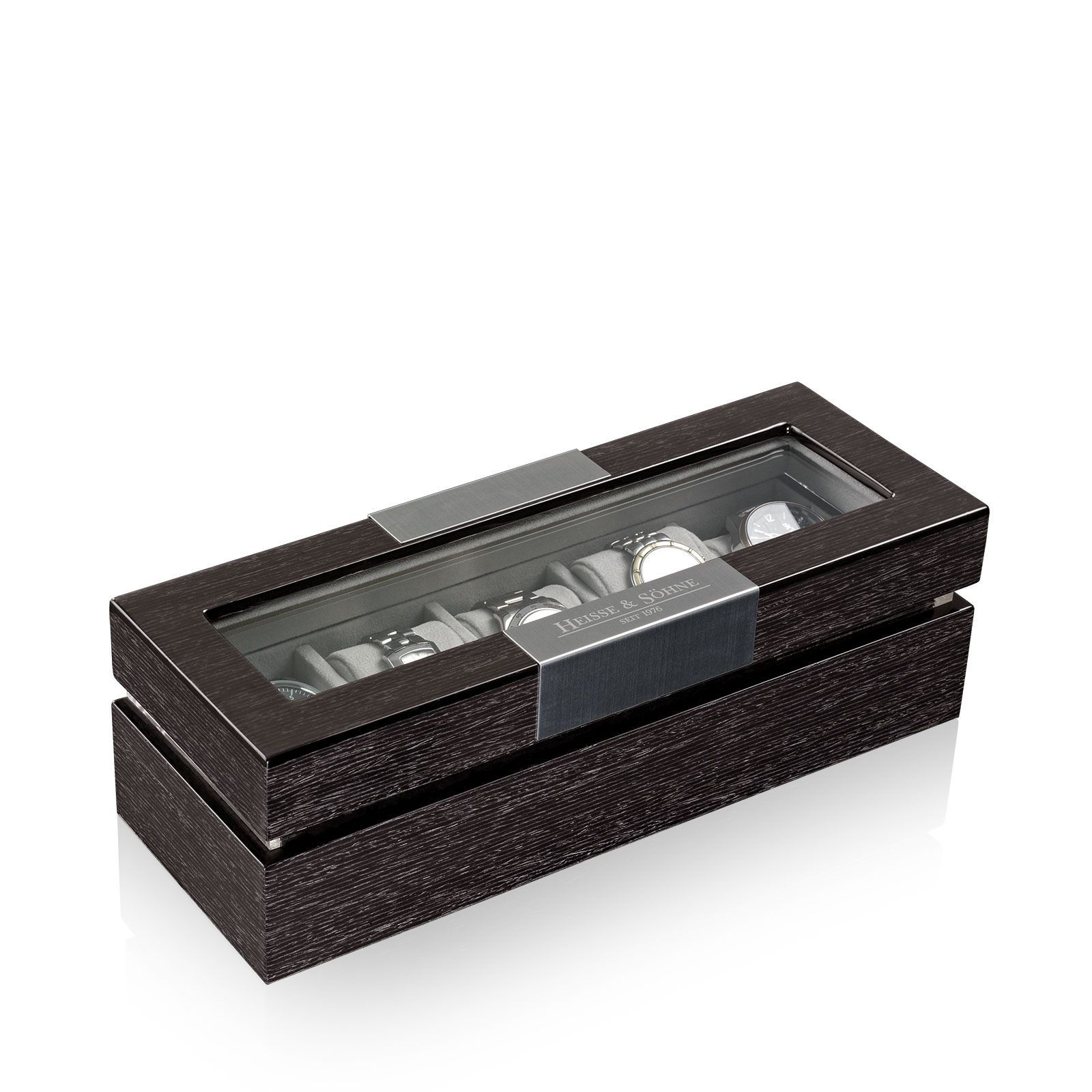 Heisse & Söhne Watch Box with Window Executive 5 – Quercus