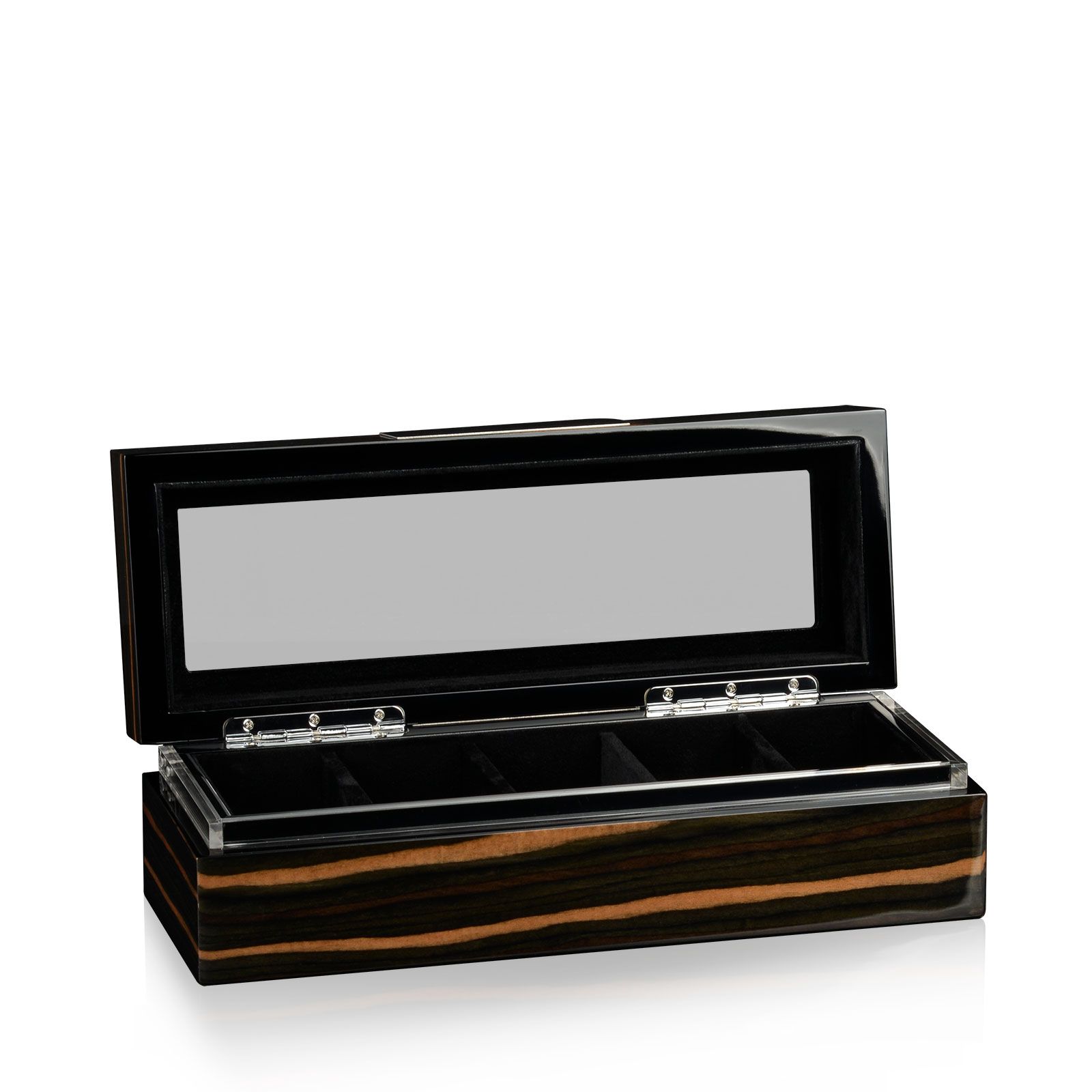 Heisse & Söhne Watch Box Executive 5 – Makassar/Black