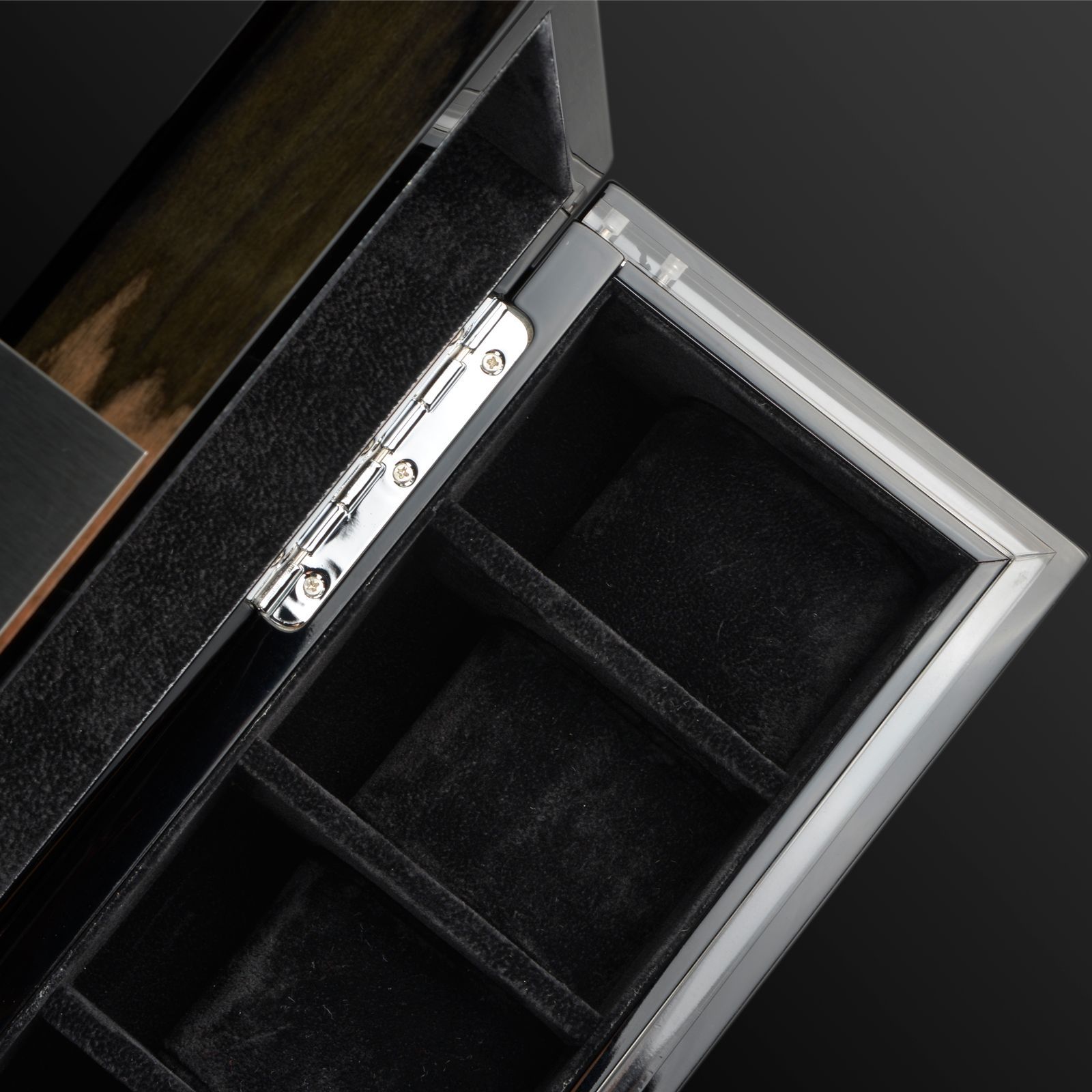 Heisse & Söhne Watch Box Executive 5 – Makassar/Black
