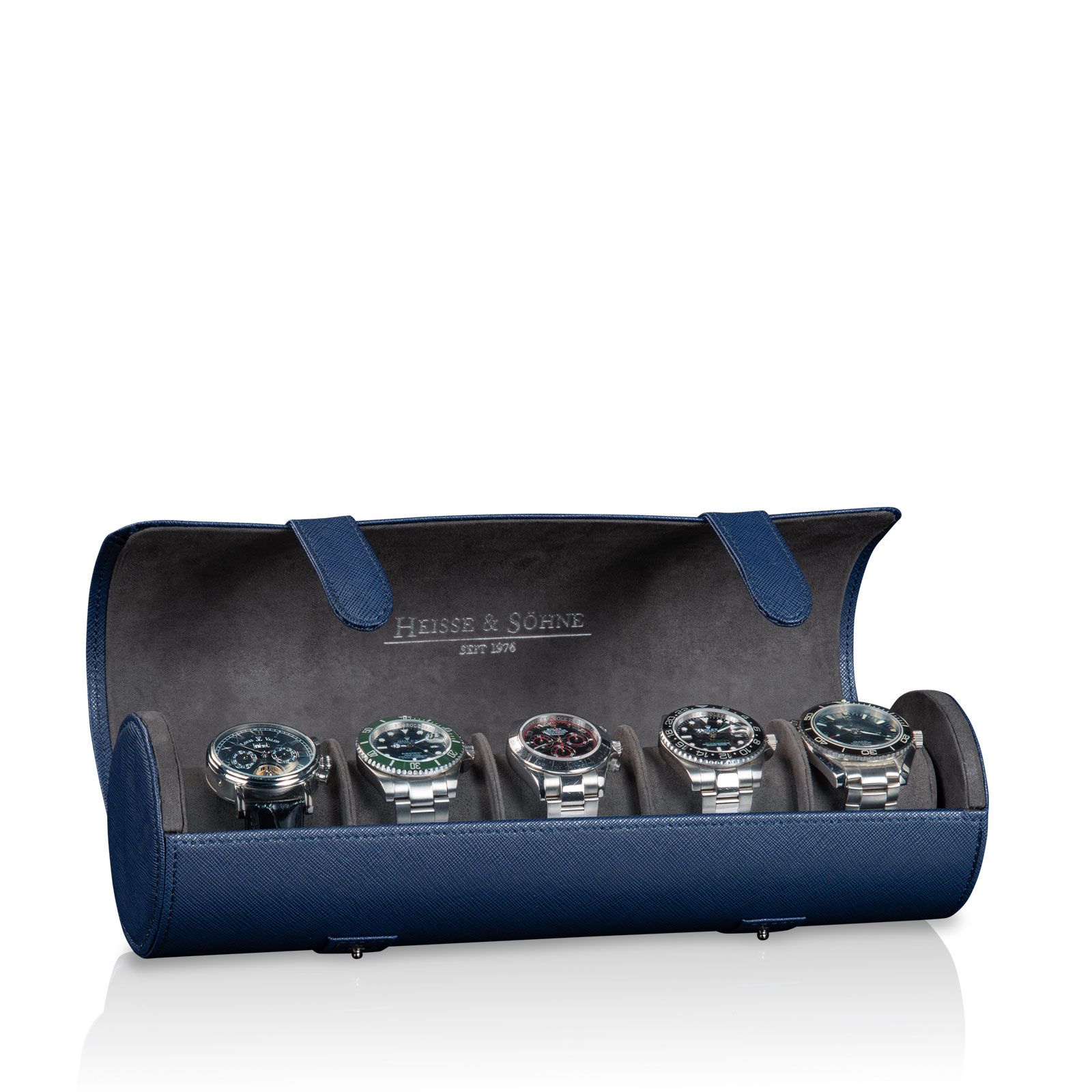 Heisse & Söhne Watch Roll Rondo 5 - Blue