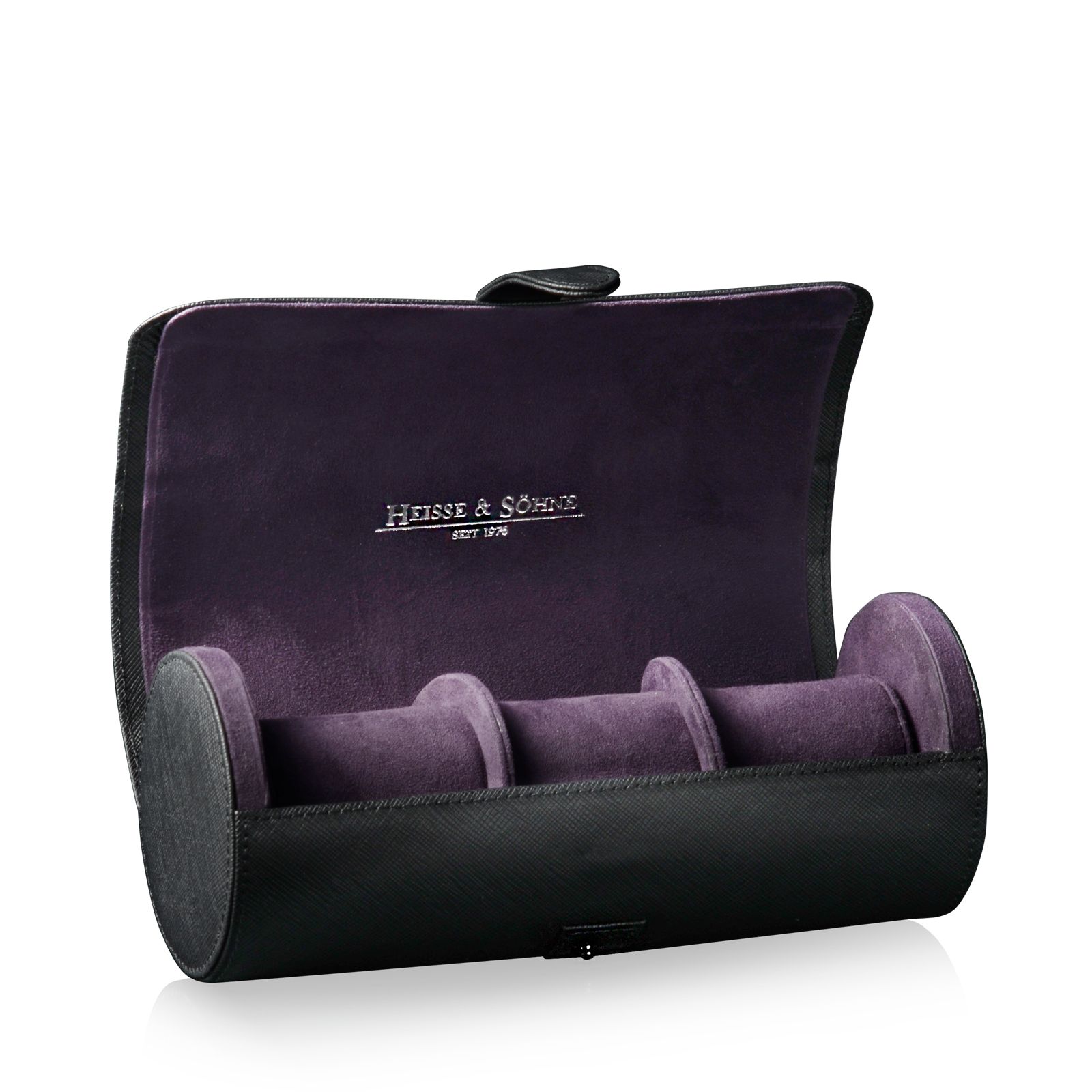 Heisse & Söhne Watch Roll Rondo 3 – Black / Violet