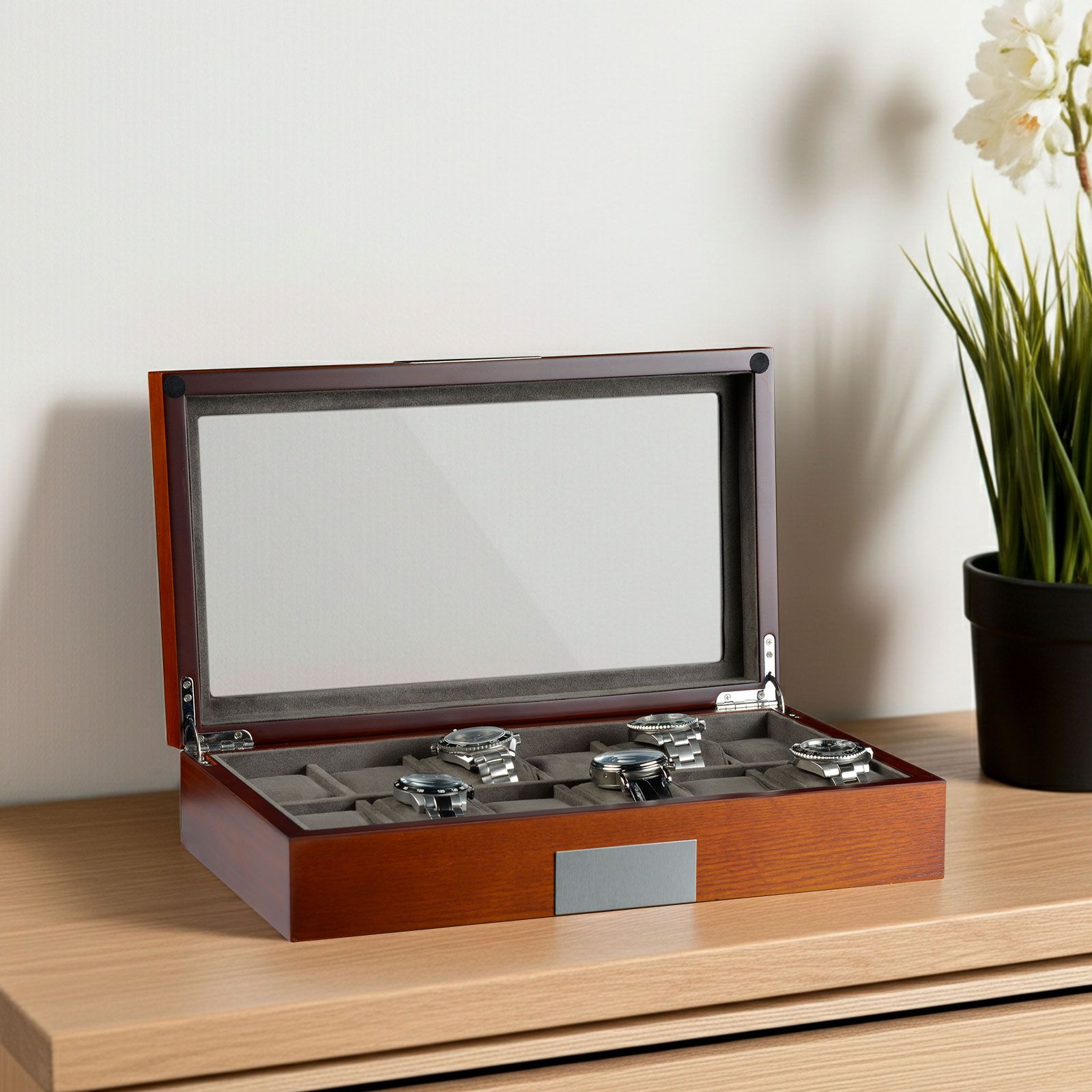 Heisse & Söhne Watch Box Monteray 12 – Mahogany
