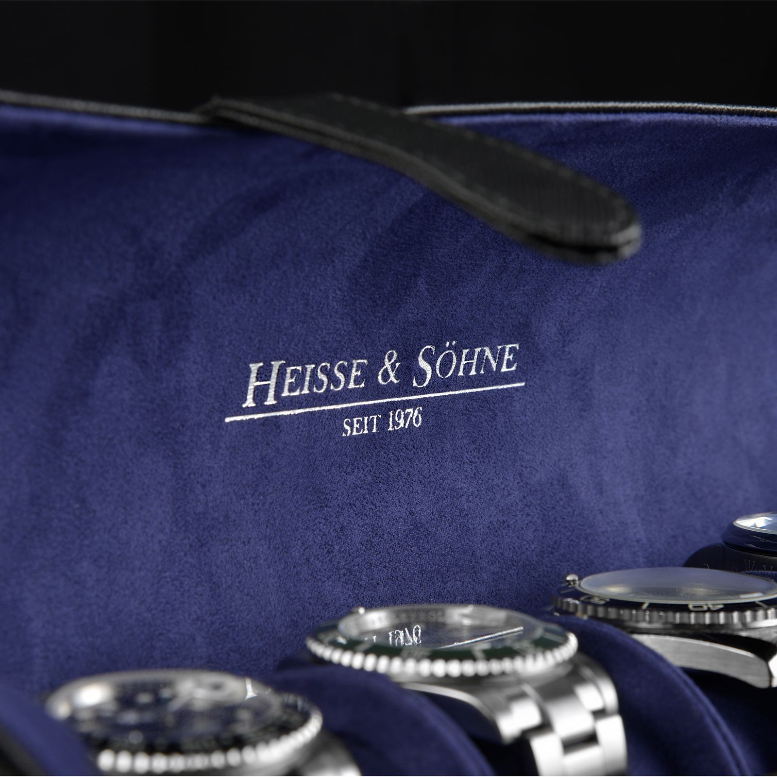 Heisse & Söhne Watch Roll Rondo 5 – Black / Blue