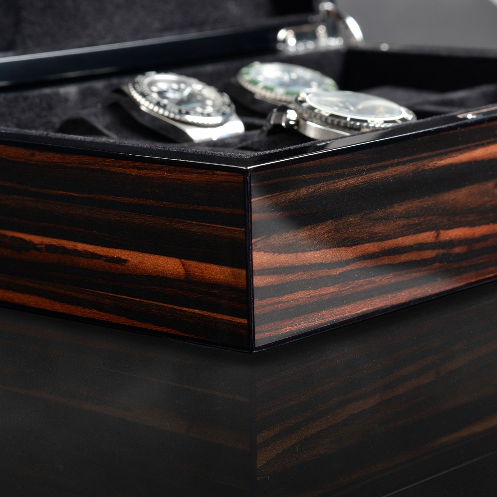 Caja para relojes Heisse & Söhne Berlin 8 – Ébano