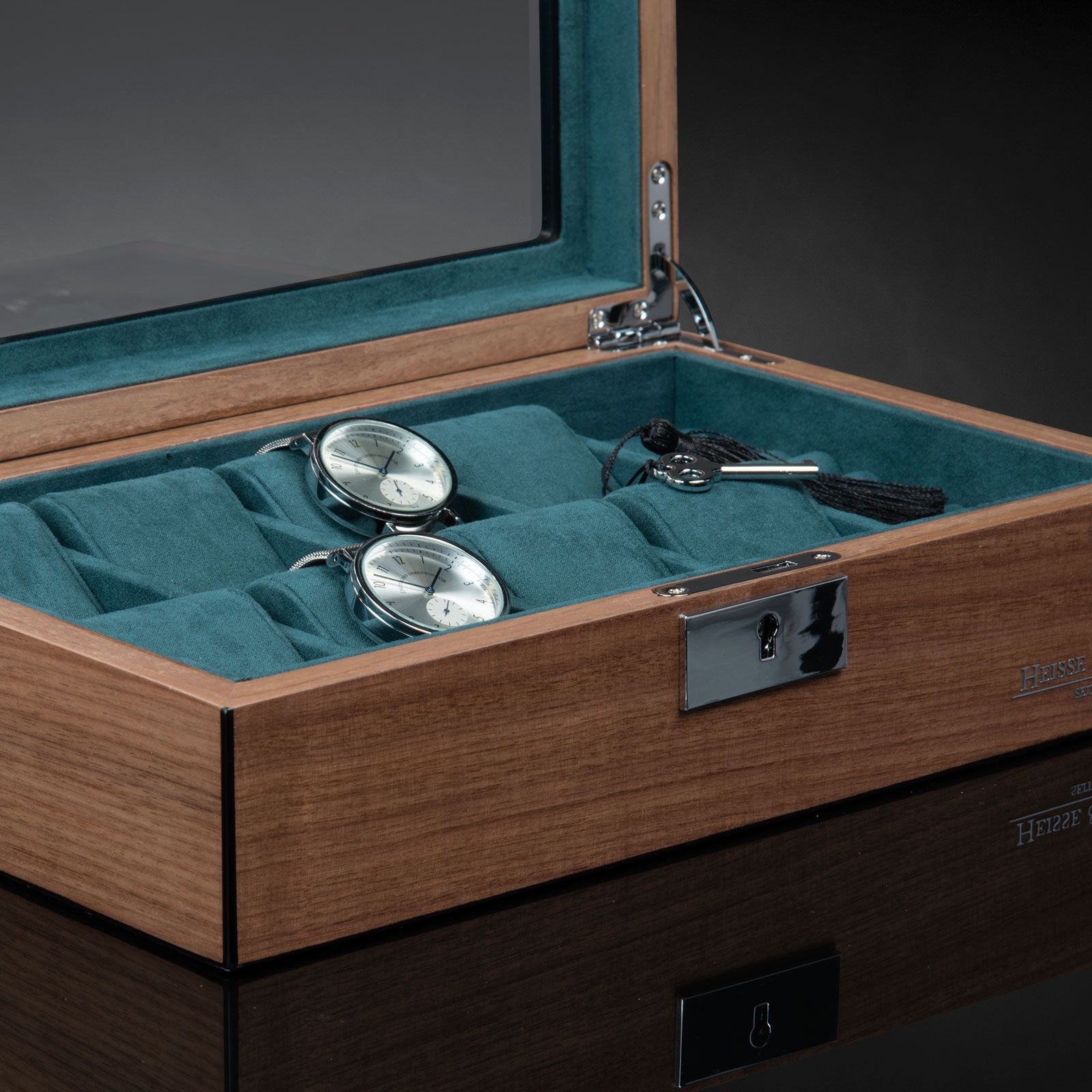 Heisse & Söhne Watch Box Borneaux 8+ Walnut