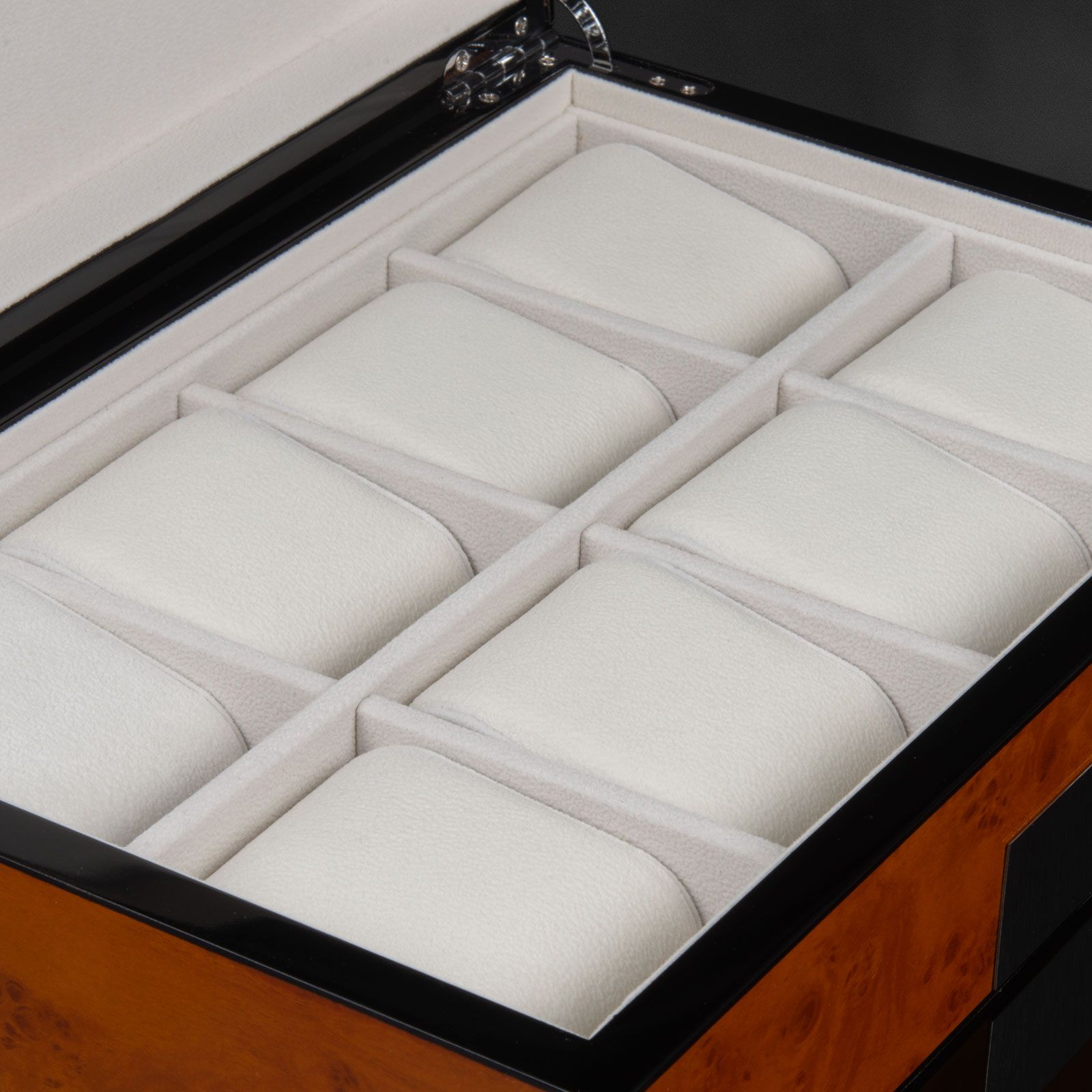 Caja para relojes Heisse & Söhne Botega 8 – Madera de raíz