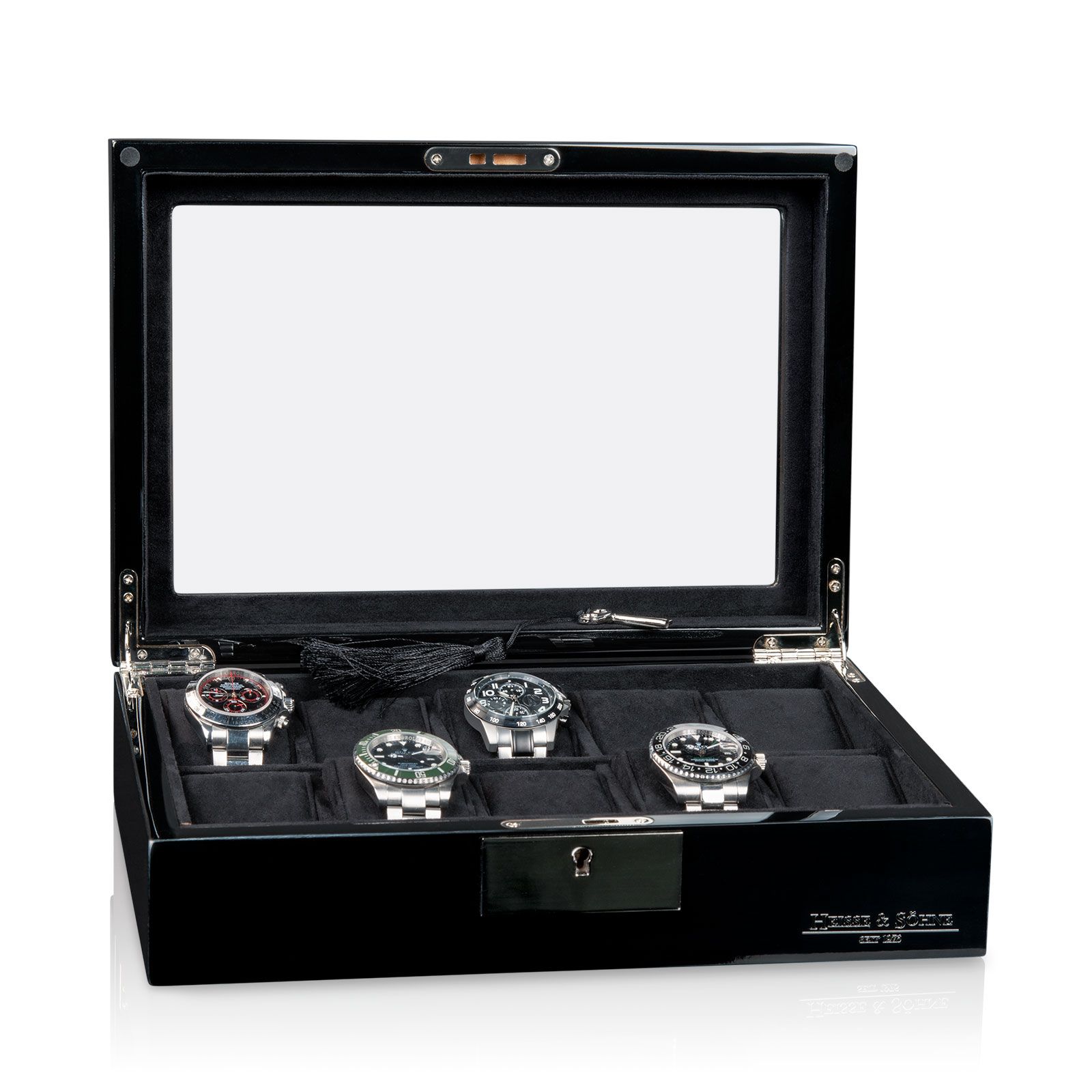 Heisse & Söhne Watch Box Tenor 10 - Black