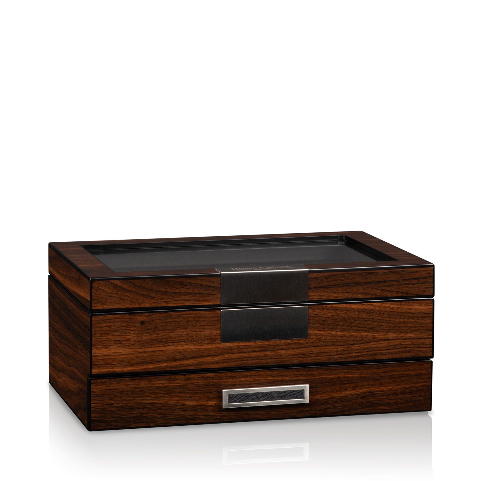 Heisse & Söhne Watch Box Monteray 10+ - Walnut