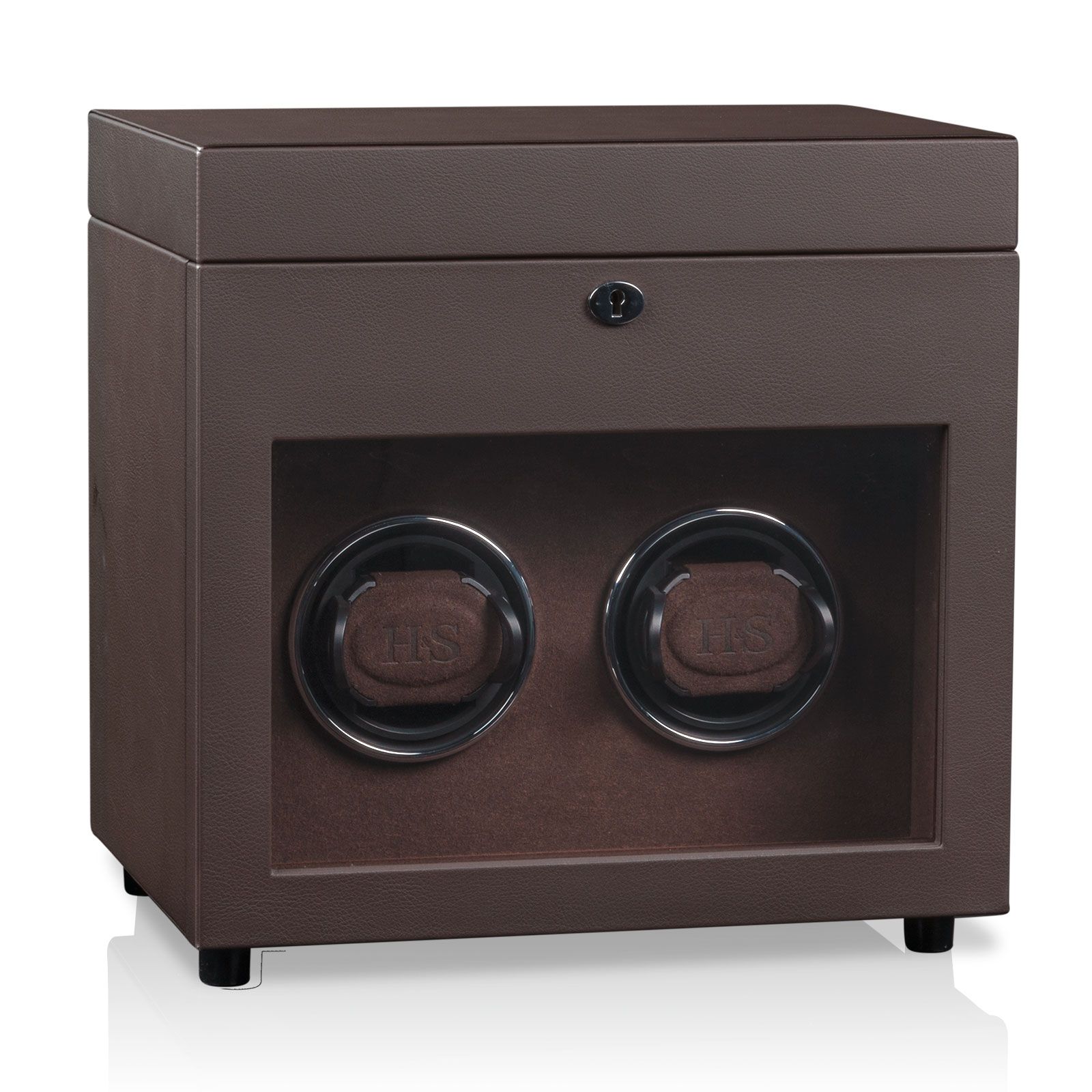 Heisse & Söhne Watch Winder Vancouver 2+ - Brown Brown