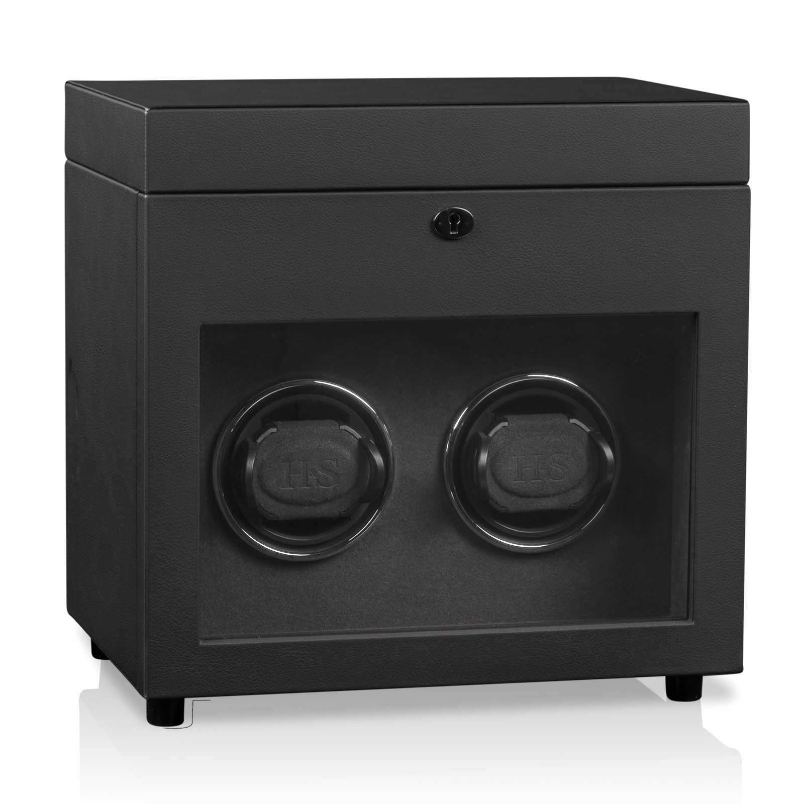Heisse & Söhne Watch Winder Vancouver 2+ - Anthracite Black