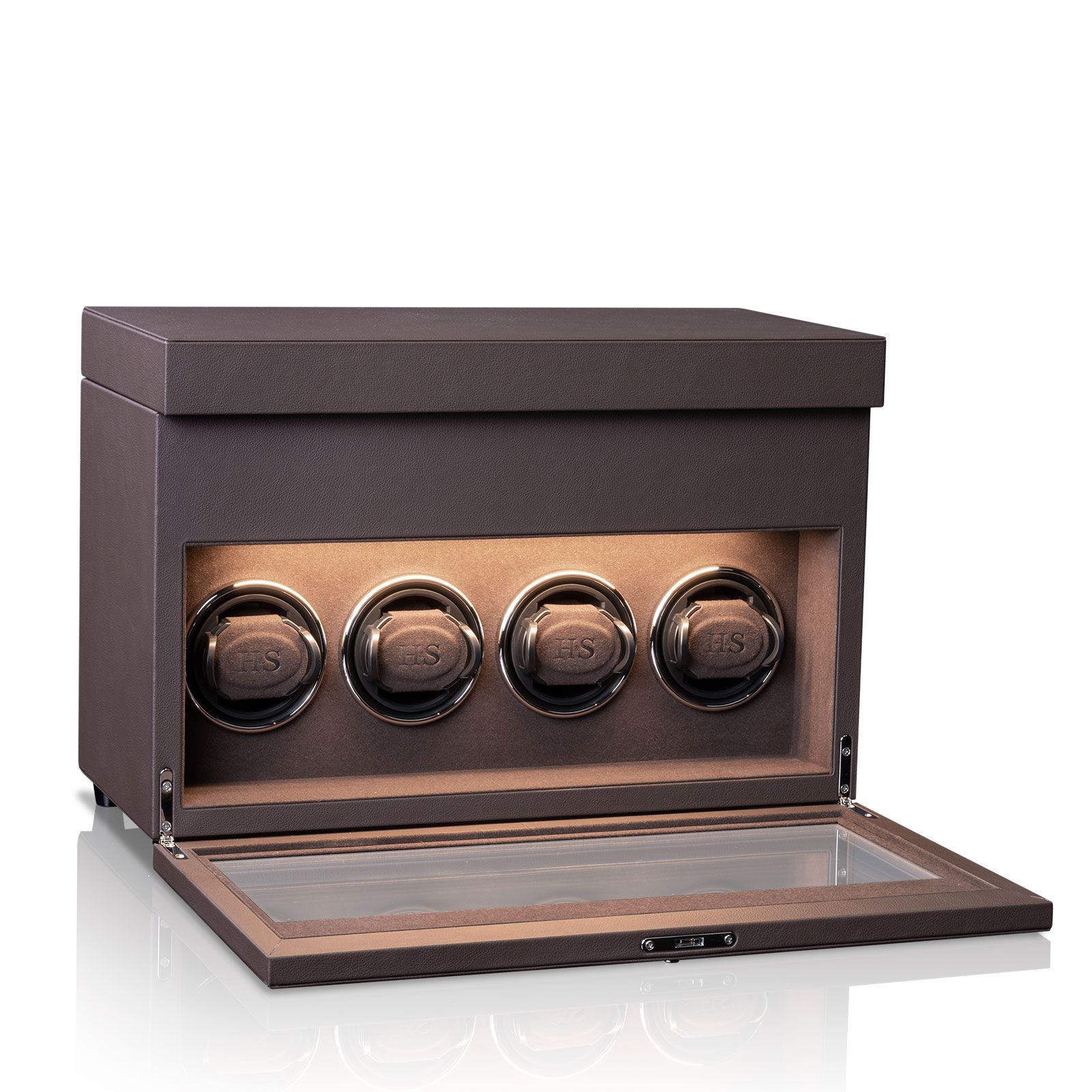 Heisse & Söhne Watch Winder Vancouver 4 – Brown Brown