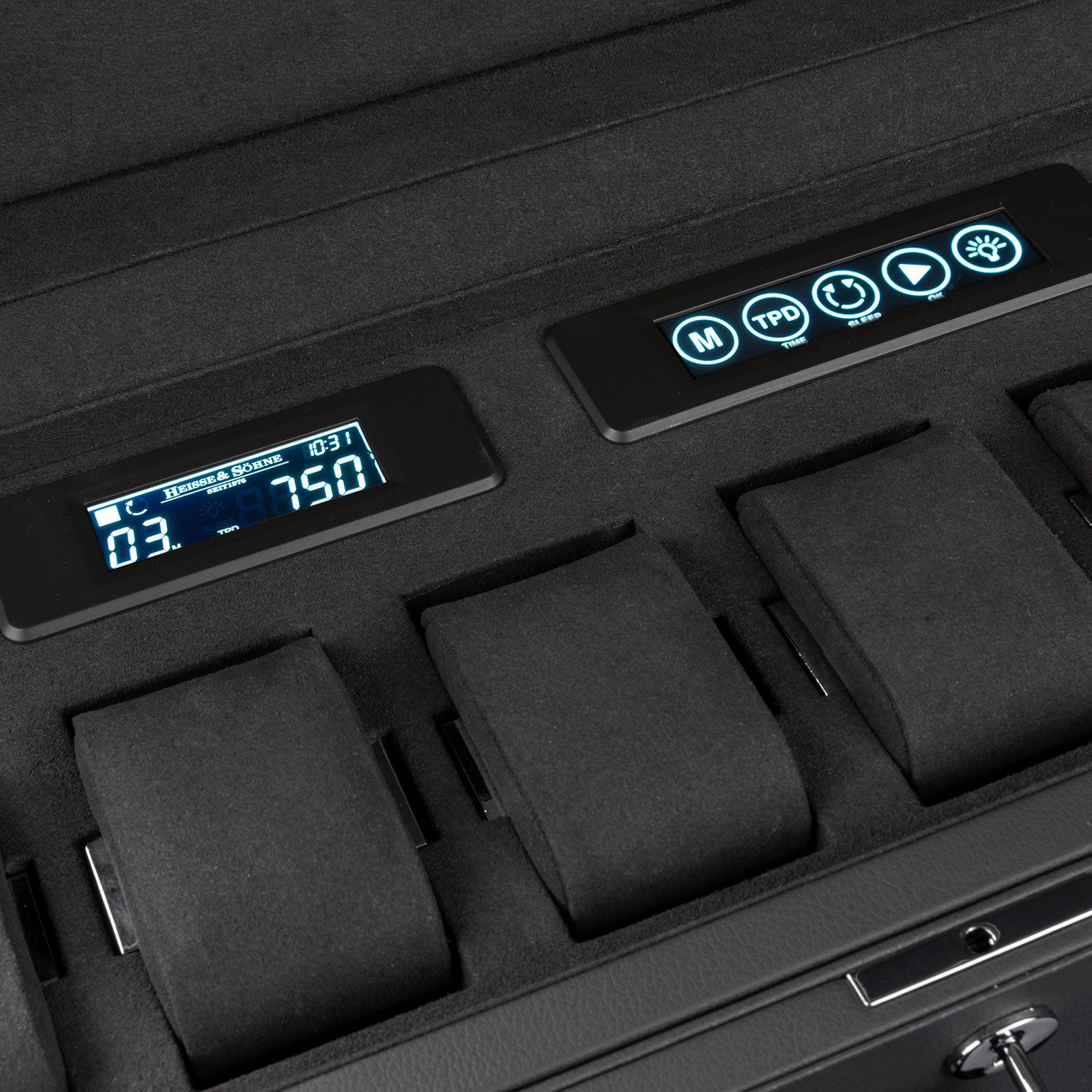 Heisse & Söhne Watch Winder Vancouver 4 – Anthracite Black