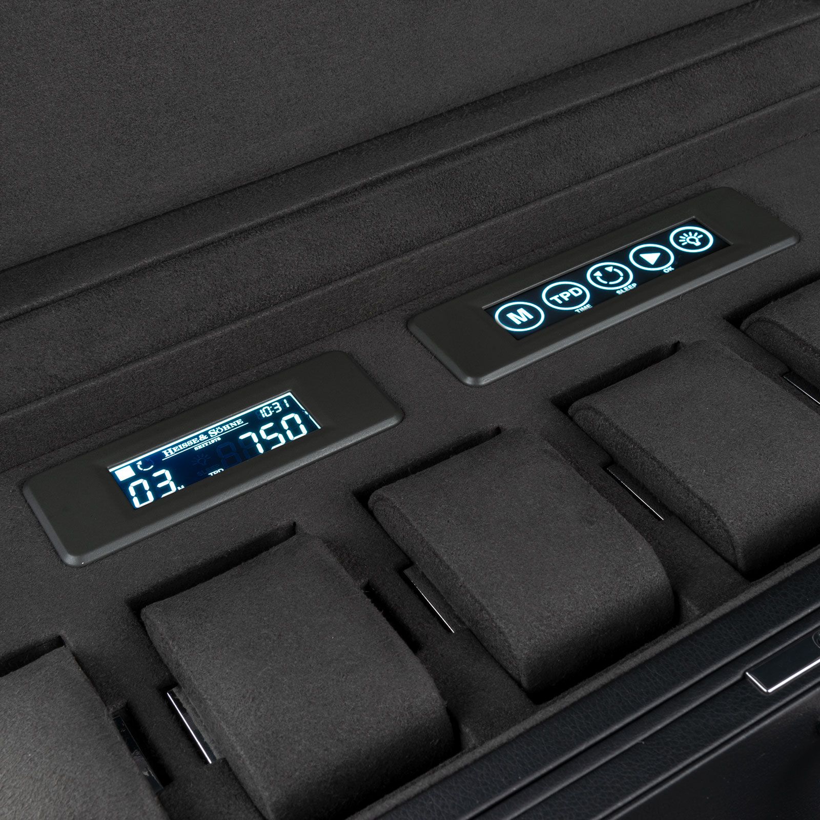 Heisse & Söhne Watch Winder Vancouver 8 – Anthracite Black
