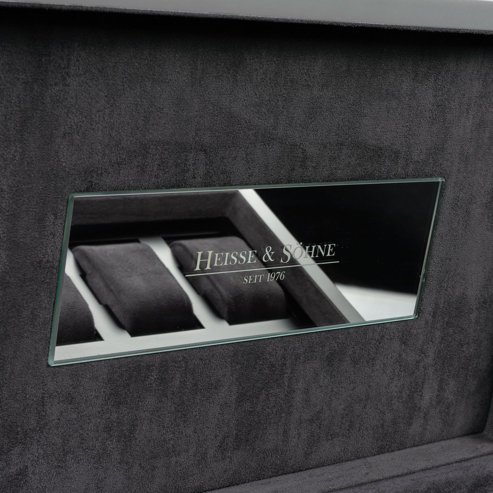 Heisse & Söhne Watch Box Dover 10 – Anthracite Silber
