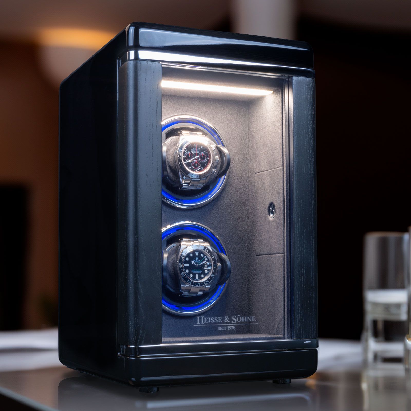 Heisse & Söhne Watch Winder Chicago 2 – Black