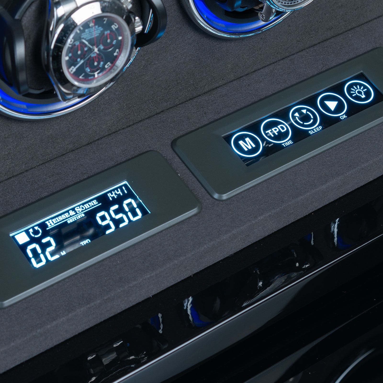 Heisse & Söhne Watch Winder Chicago 6 – Black