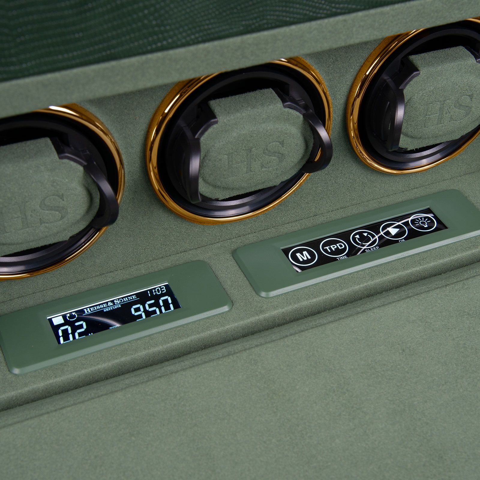 Heisse & Söhne Watch Winder Verne 3 – Green