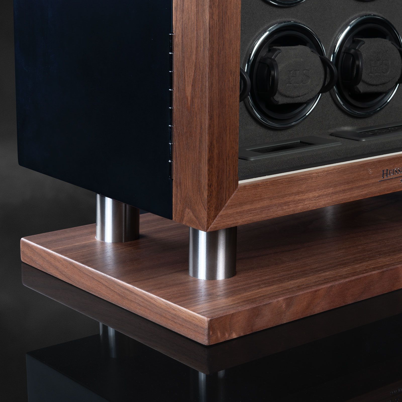 Heisse & Söhne Watch Winder New York 16 – Black Silk Matt