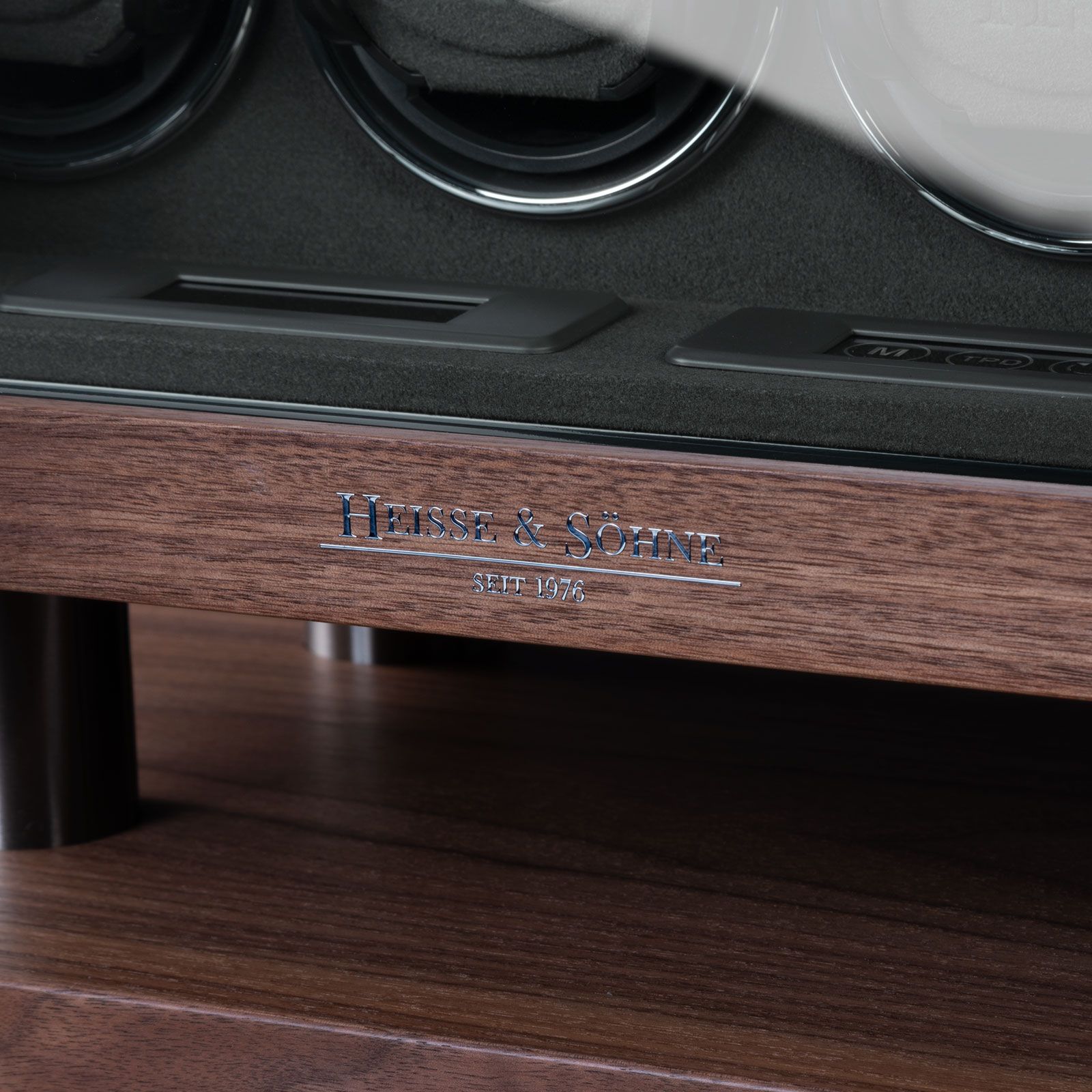 Heisse & Söhne Watch Winder New York 16 – Black Silk Matt