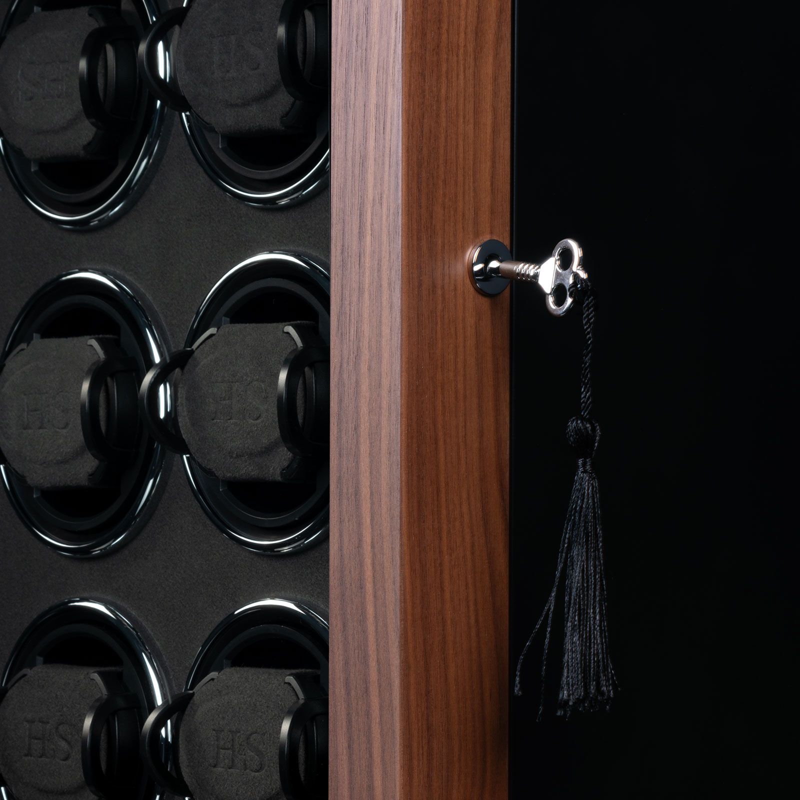 Heisse & Söhne Watch Winder New York 16 – Black Silk Matt