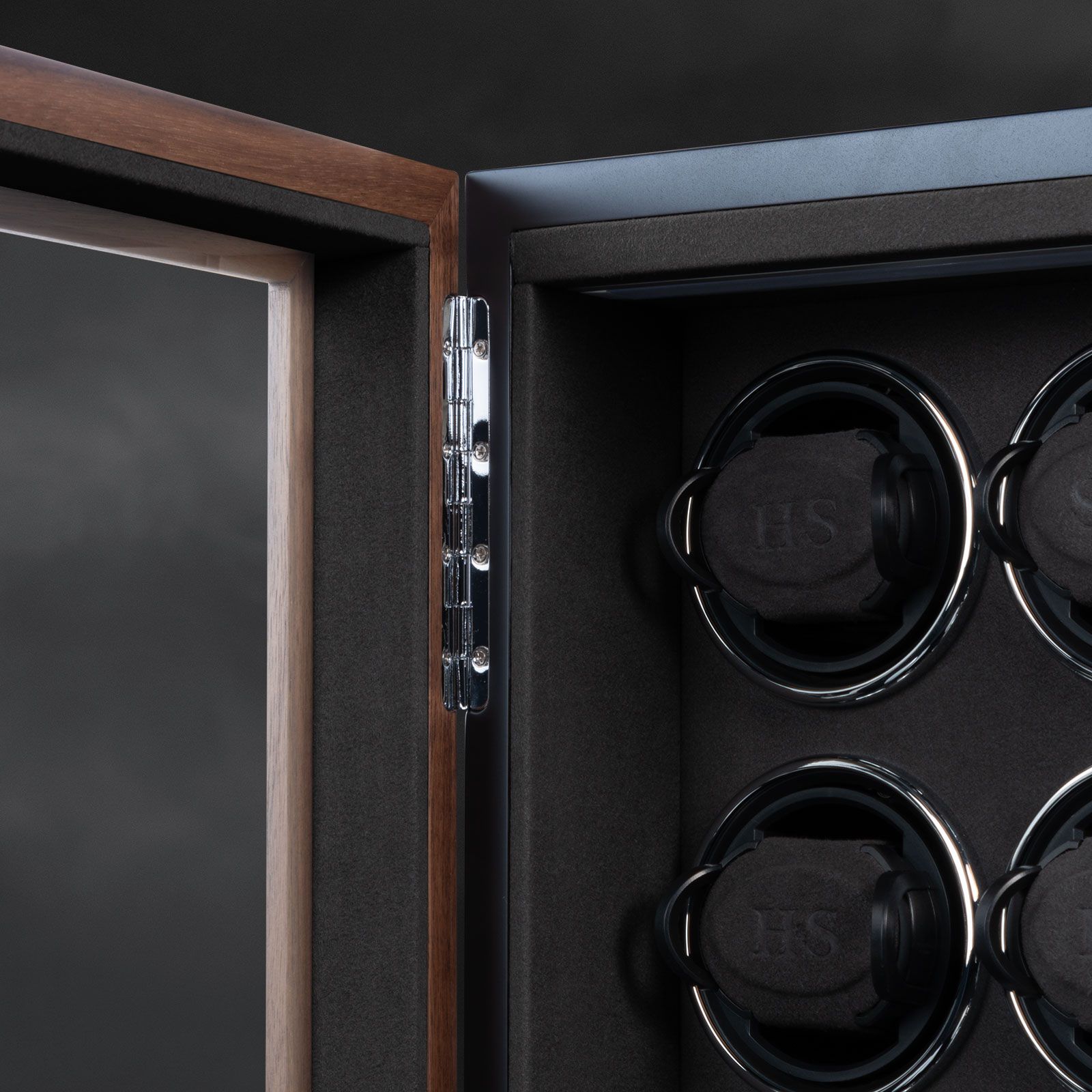 Heisse & Söhne Watch Winder New York 16 – Black Silk Matt