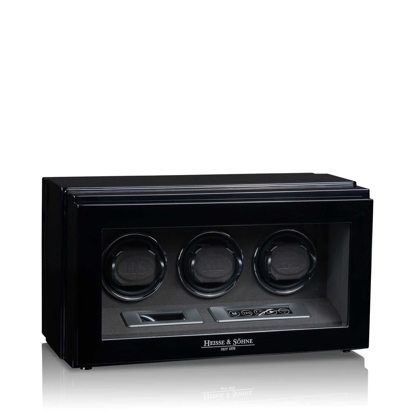 Heisse & Söhne Watch Winder Watch Master 3 - Black
