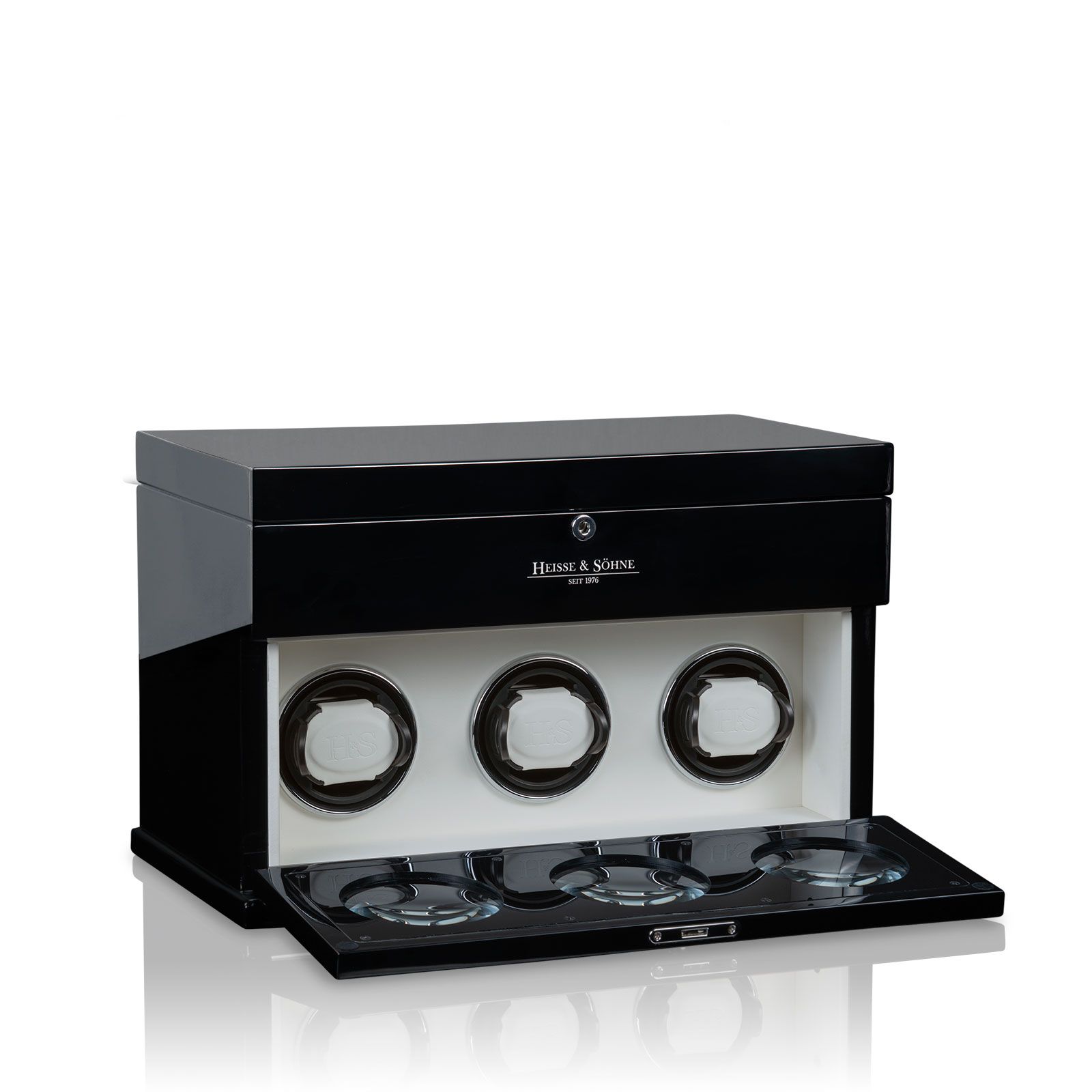 Heisse & Söhne Loop 3 Watch Winder – Black