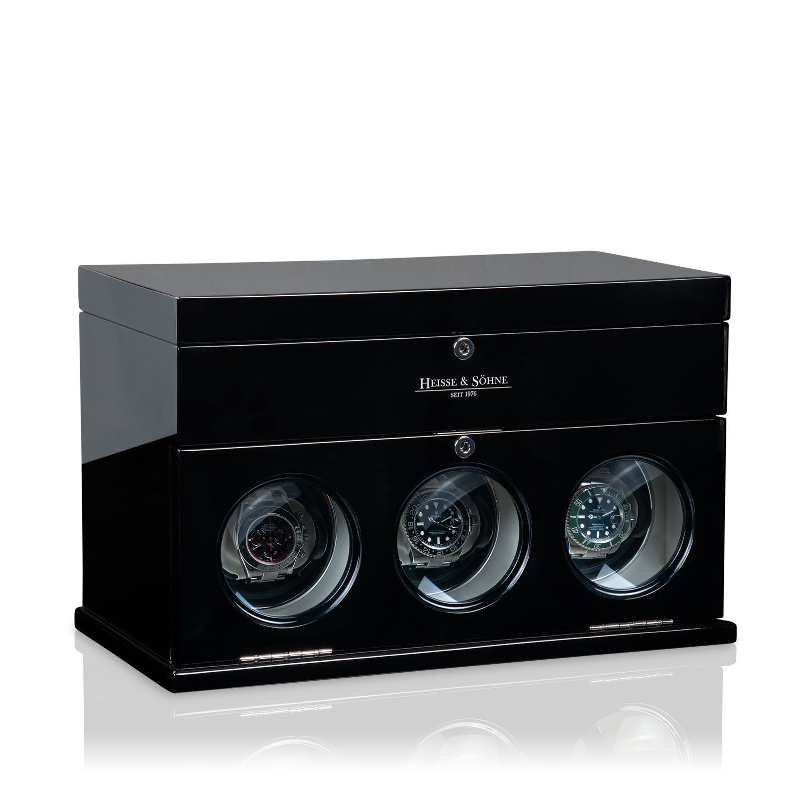 Heisse & Söhne Loop 3 Watch Winder – Black