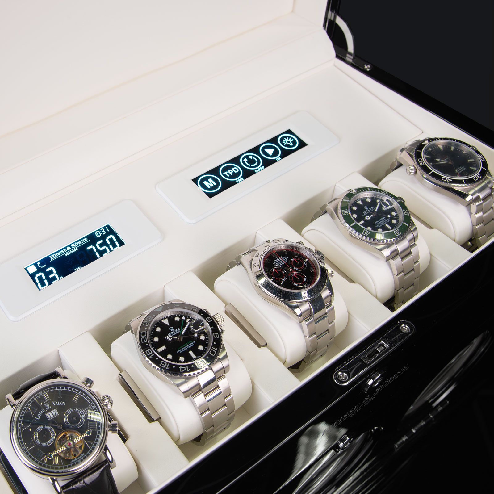 Heisse & Söhne Loop 3 Watch Winder – Black