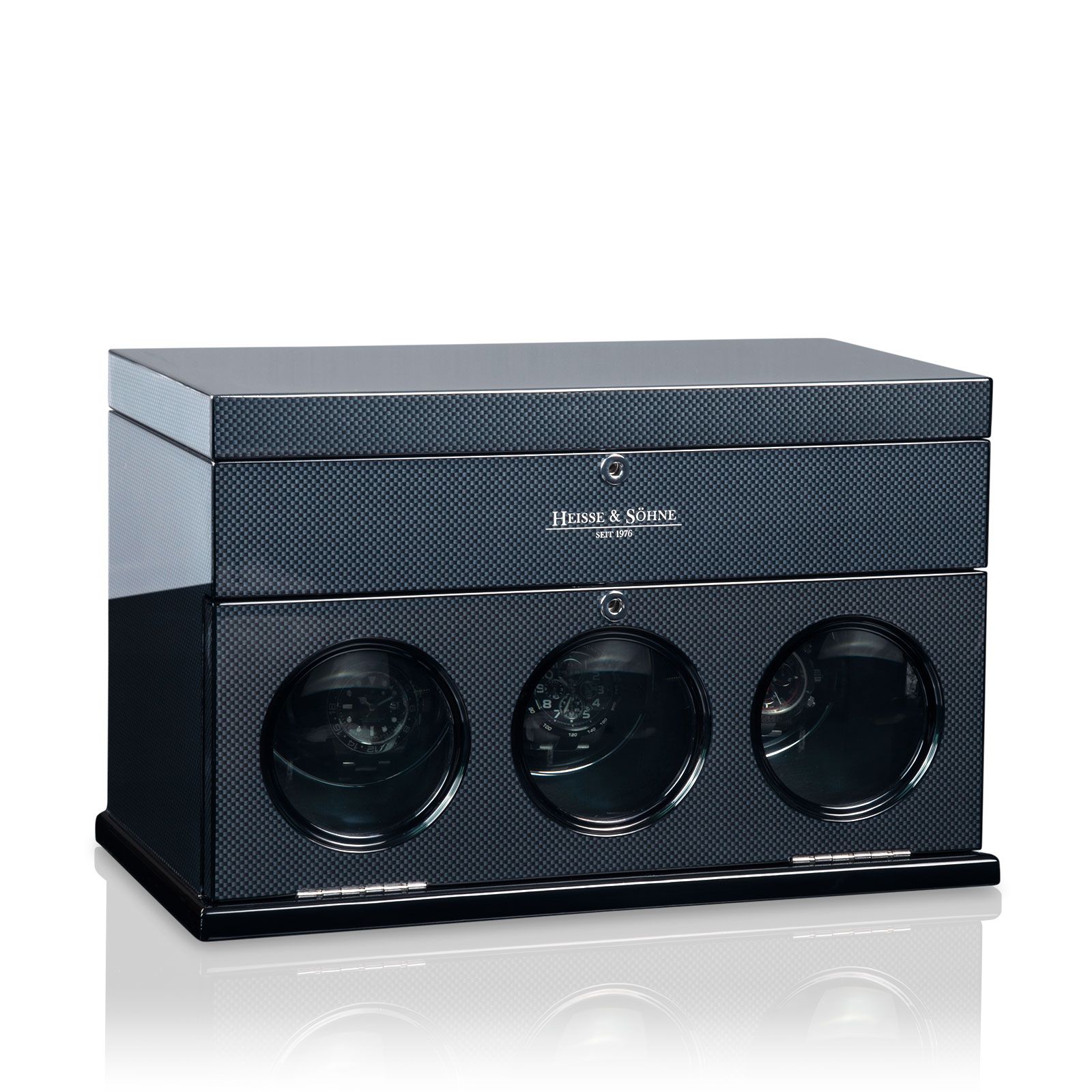 Heisse & Söhne Loop 3 Watch Winder – Carbon Style
