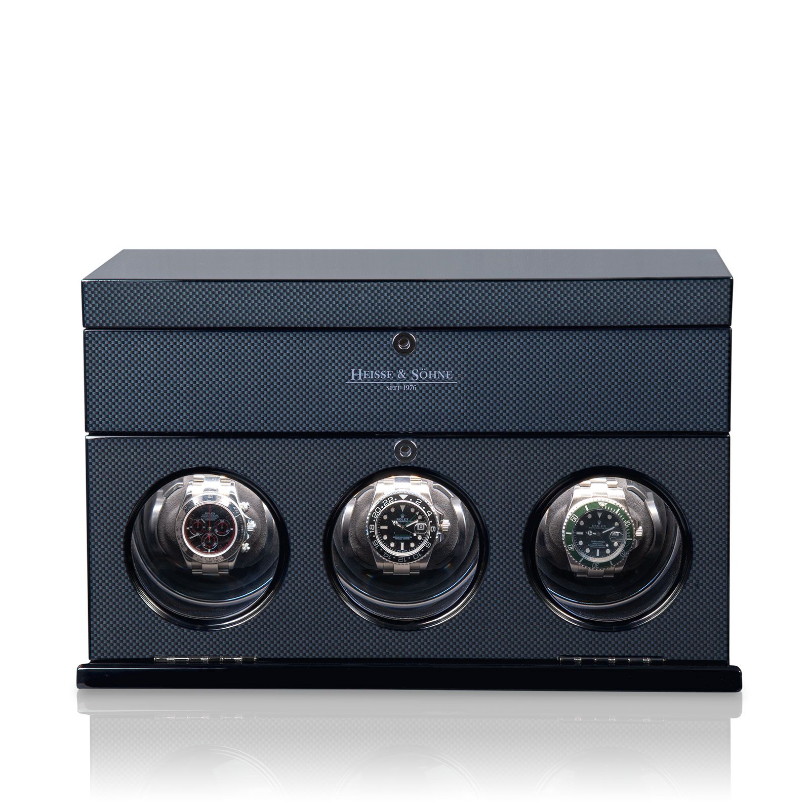 Heisse & Söhne Loop 3 Watch Winder – Carbon Style
