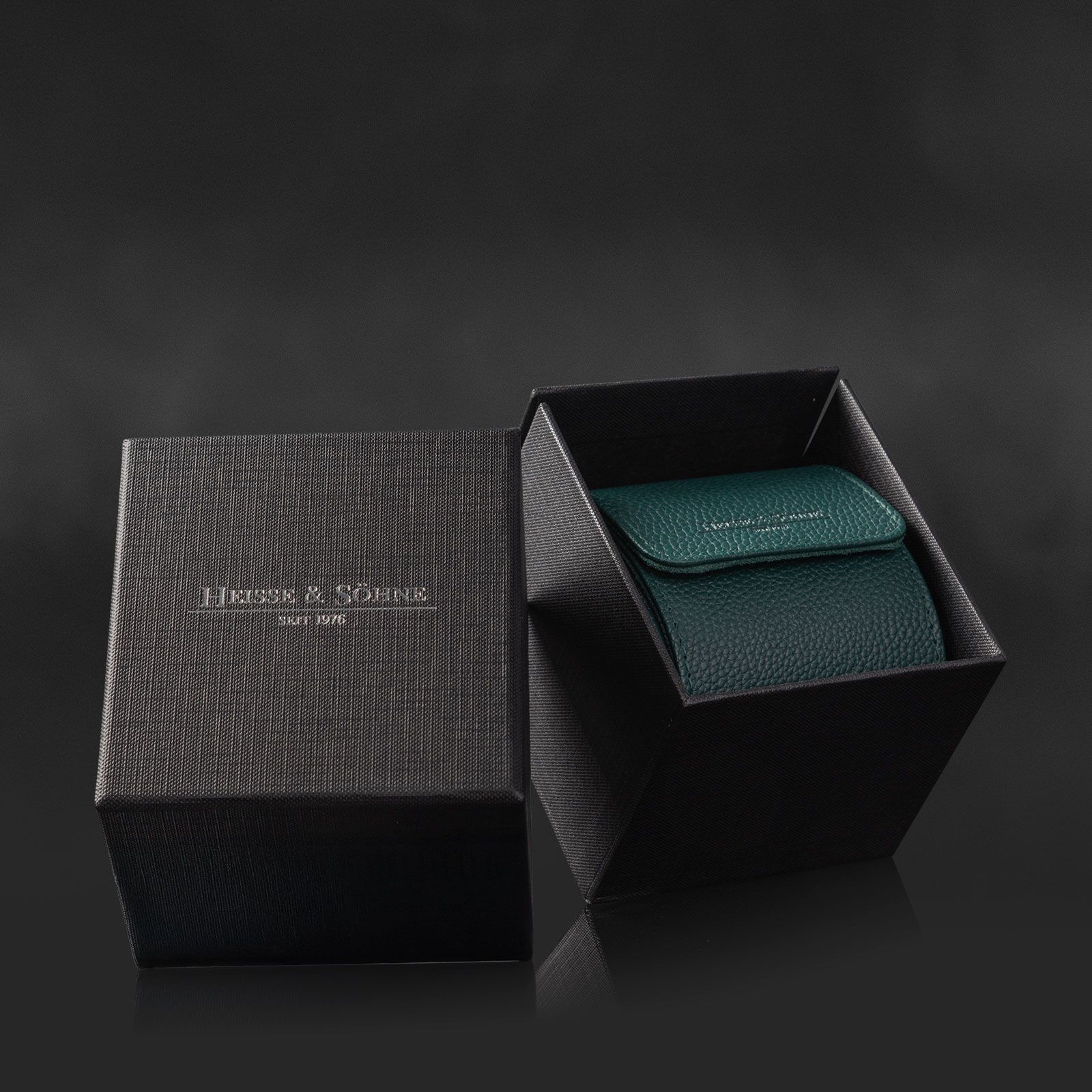 Heisse & Söhne Watch roll Charles – Green Green