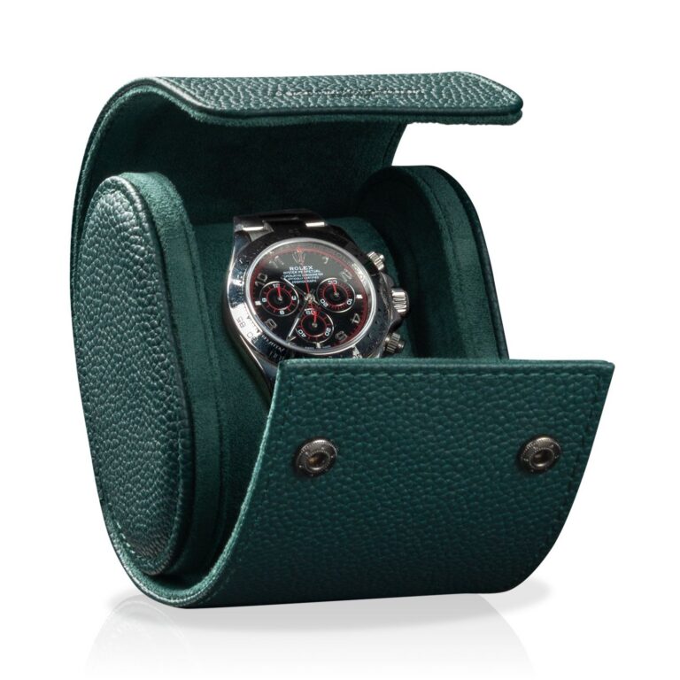 Heisse & Söhne Watch roll Charles - Green Green