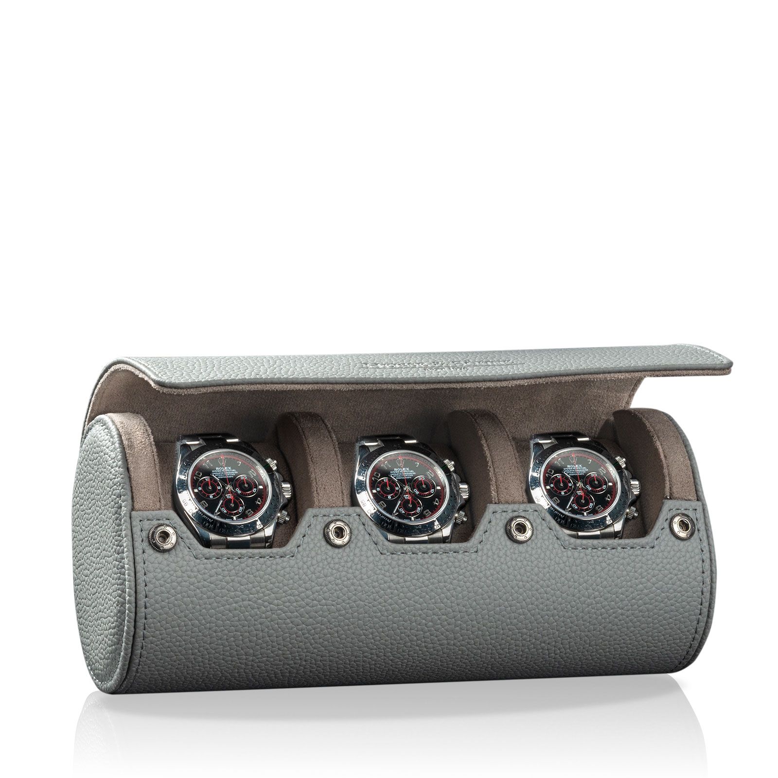 Heisse & Söhne Watch roll Charles 3 - Gray Gray