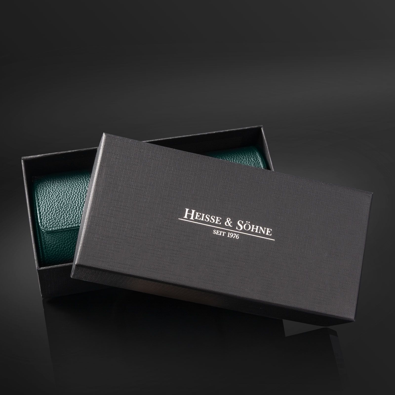 Heisse & Söhne Watch roll Charles 3 – Green Green
