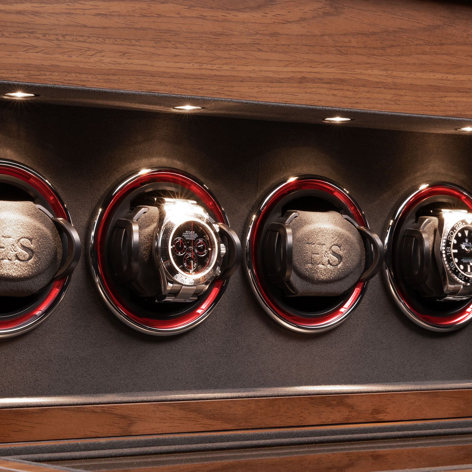 Heisse & Söhne Watch Winder Denver 4 – Walnut