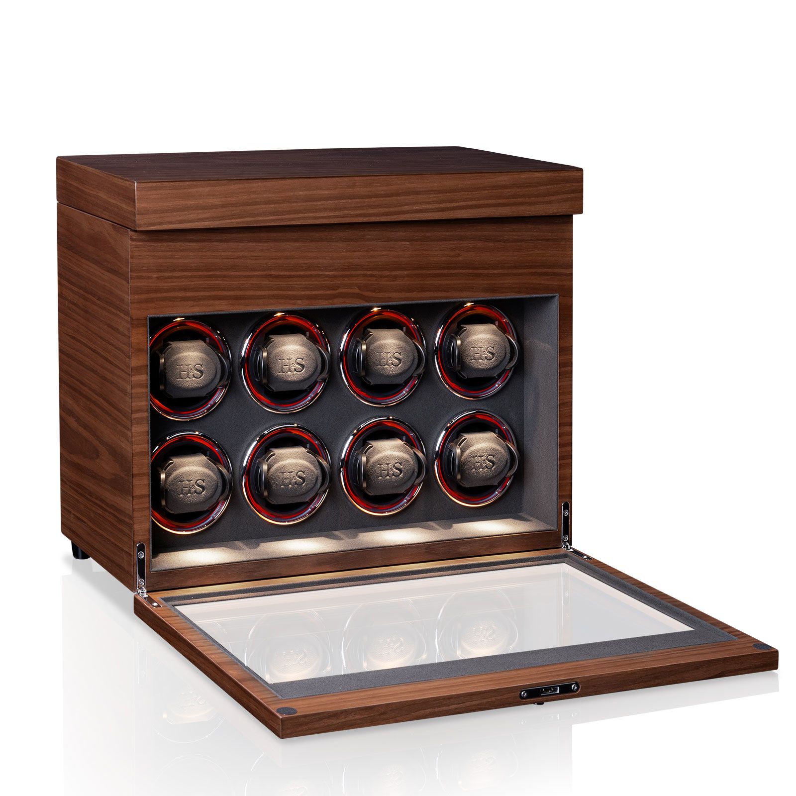 Heisse & Söhne Watch Winder Denver 8 – Walnut