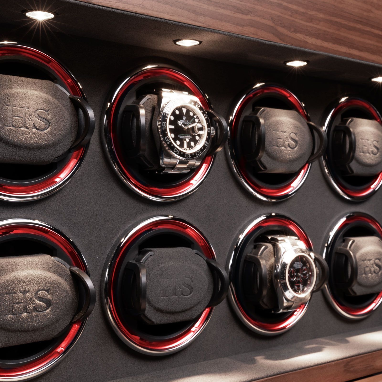 Heisse & Söhne Watch Winder Denver 8 – Walnut