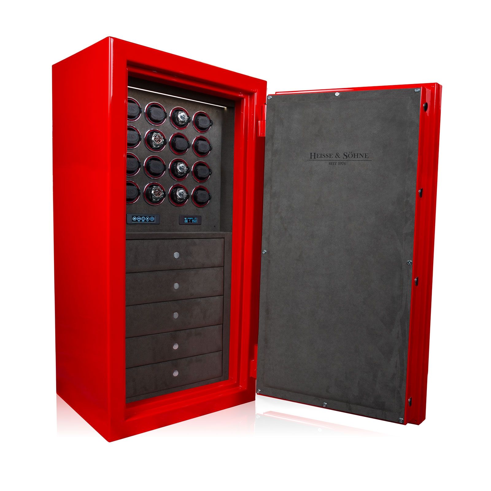 Heisse & Söhne Watch Winder Safe Roosevelt H4 – 16 modules WG1