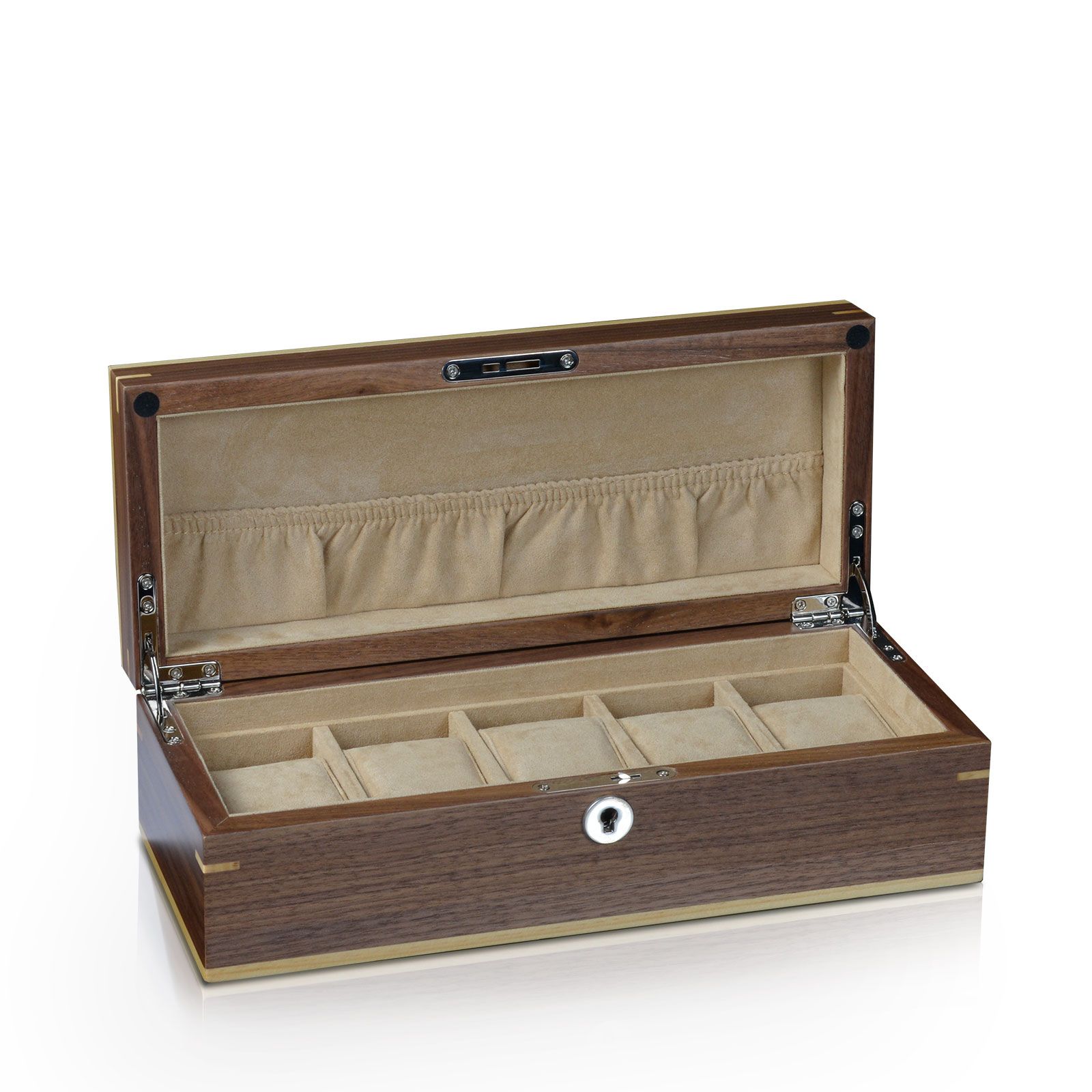 Heisse & Söhne Watch Box Aberdeen 5 -Walnut