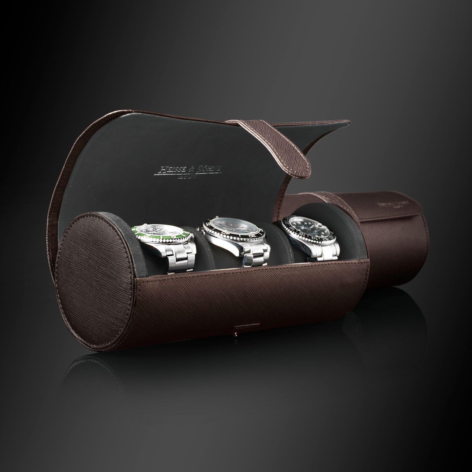 Heisse & Söhne Watch Roll Rondo 3 – Brown