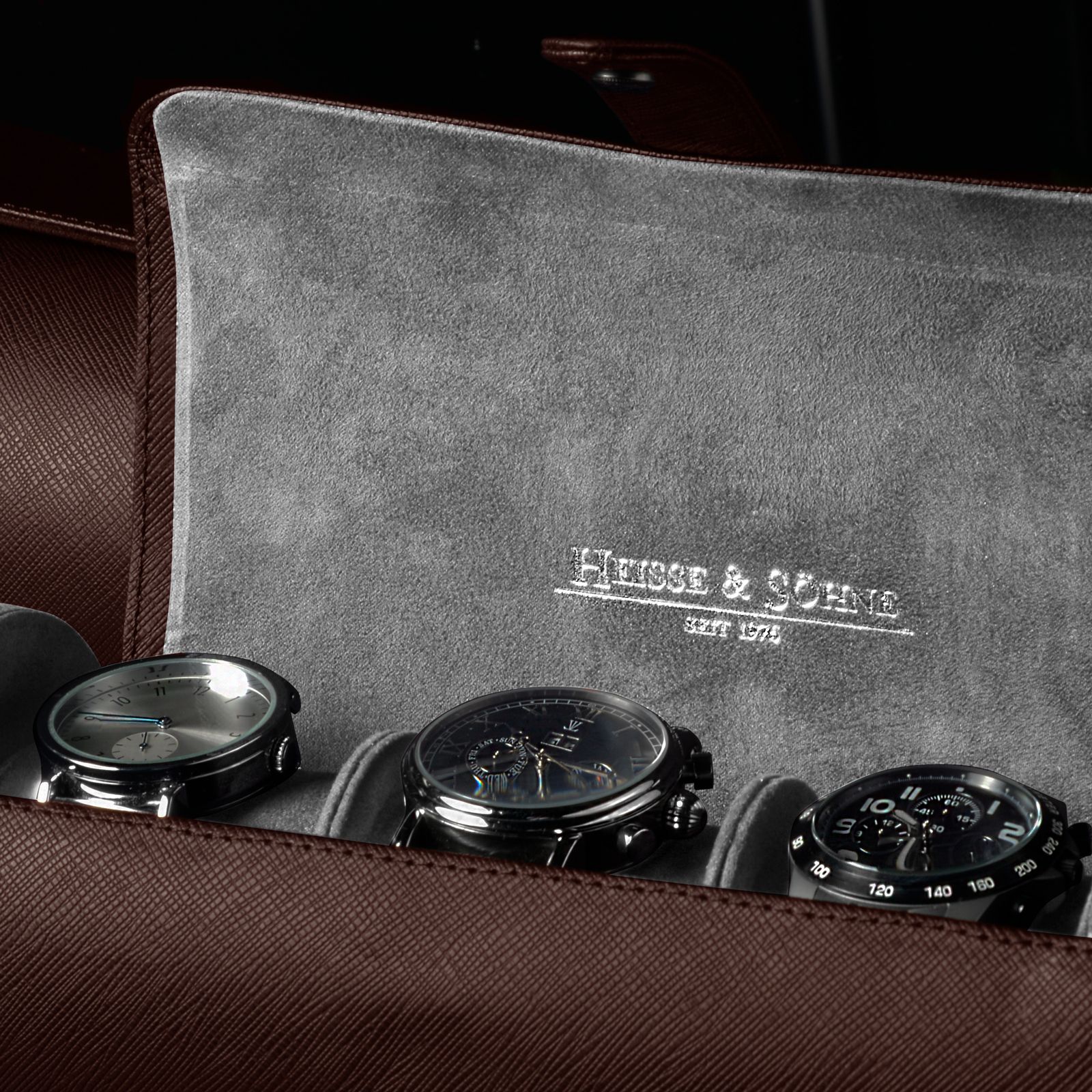 Heisse & Söhne Watch Roll Rondo 3 – Brown